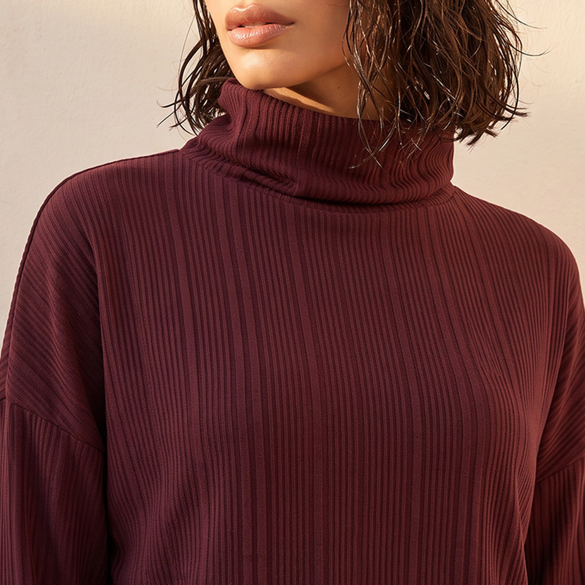 بلوزة بياقة عالية وقصة مريحة من سبلاش سمارت-women-clothing-shirtsandblouses-blouses-image-6