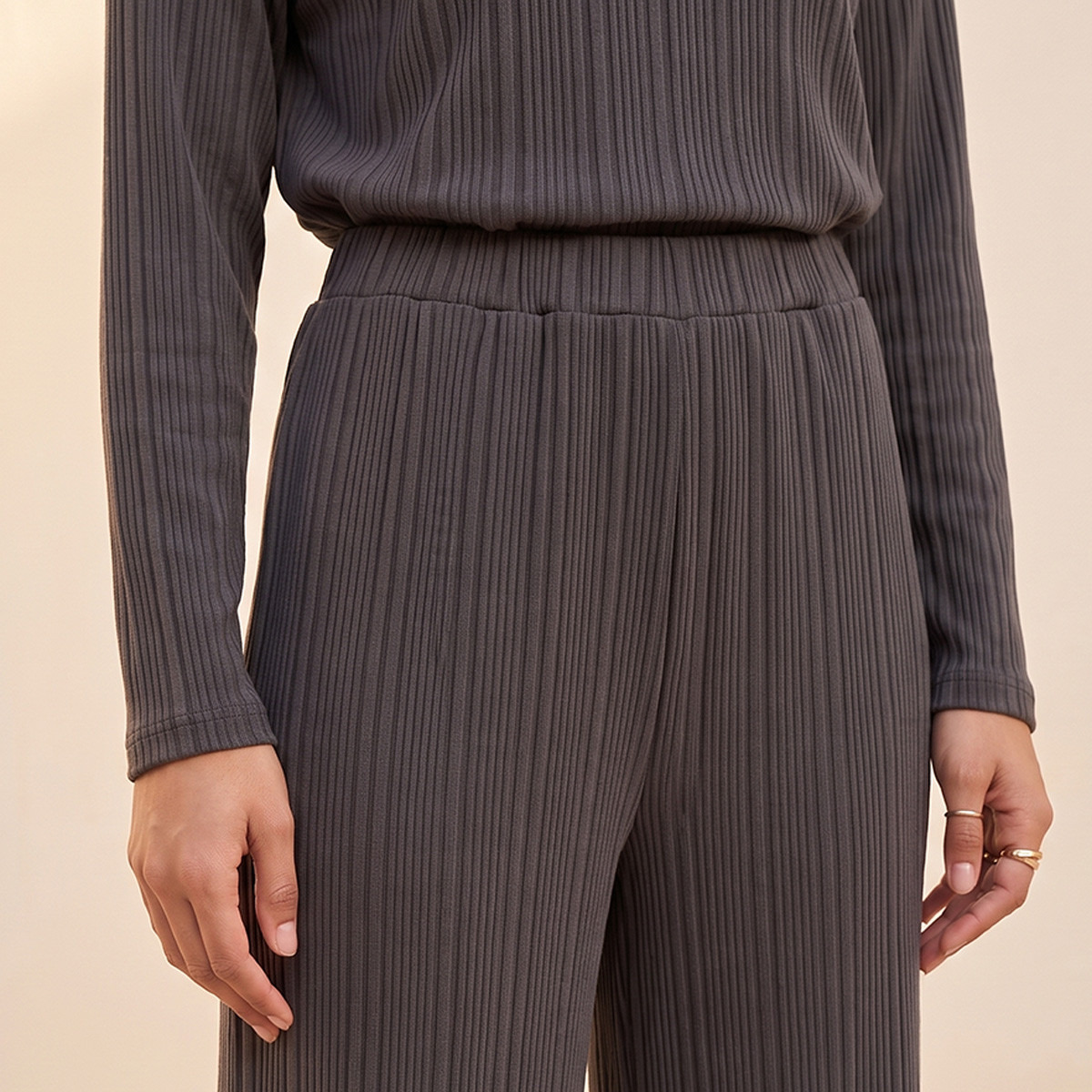 بنطلون بقصة مستقيمة من سبلاش سمارت-women-clothing-bottoms-joggers-image-4