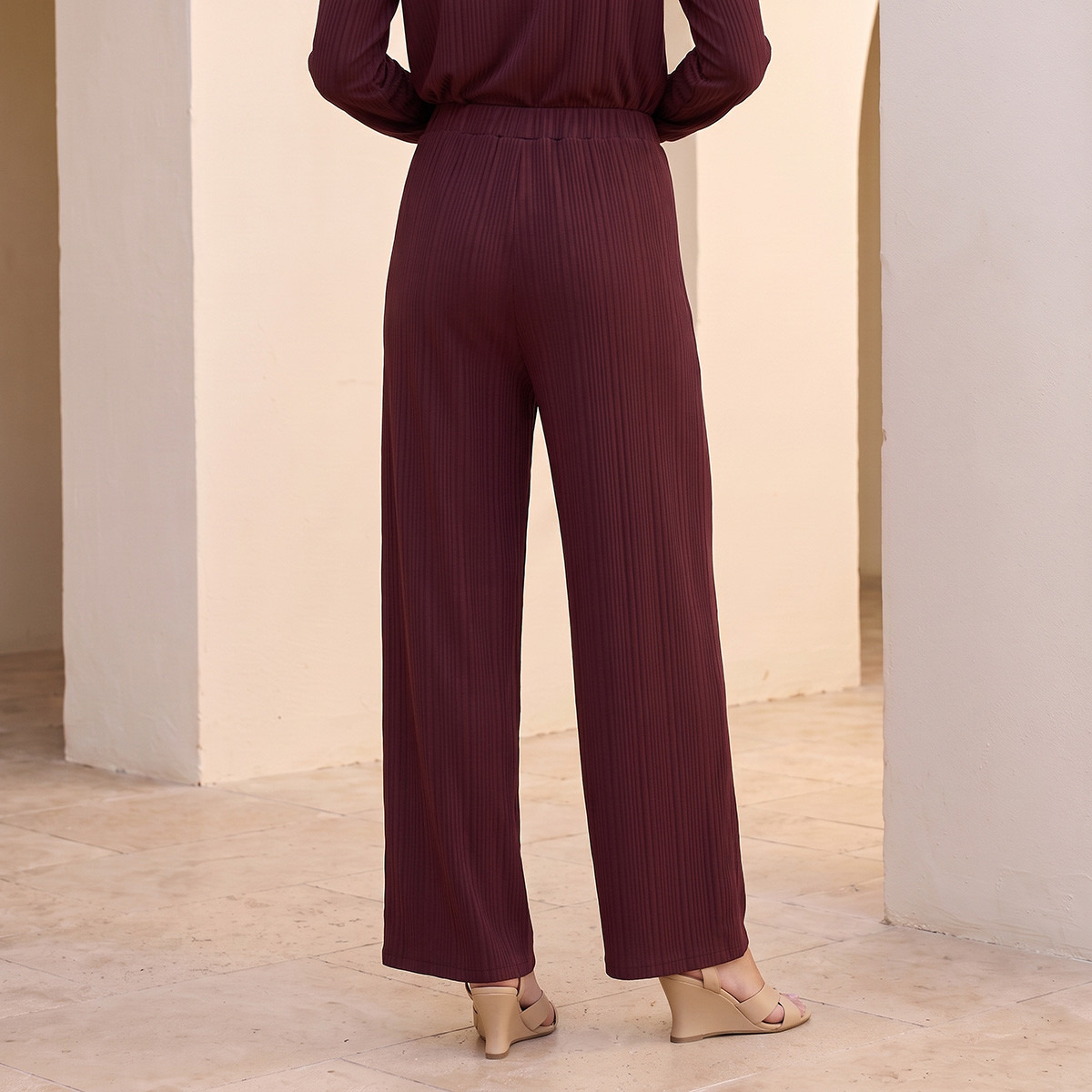 بنطلون بقصة مستقيمة من سبلاش سمارت-women-clothing-bottoms-joggers-image-3