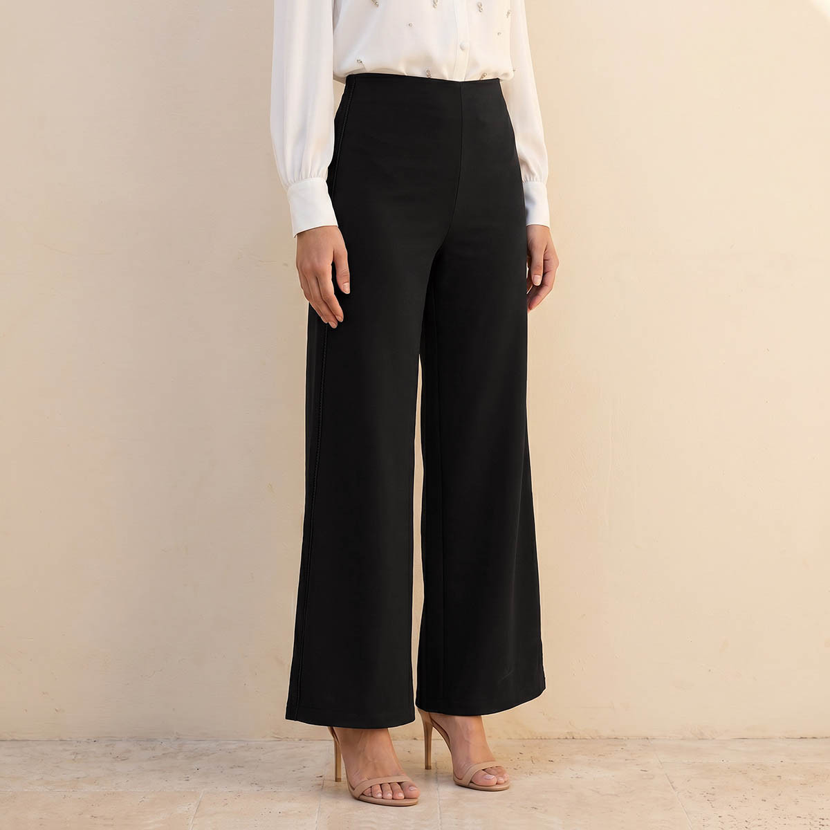 Splash Smart Ponte Wide Leg Pants-women-clothing-trousers-image-1