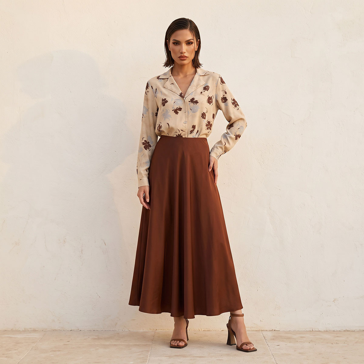 Splash Smart Maxi Length Fluid Skirt-women-clothing-skirts-image-5