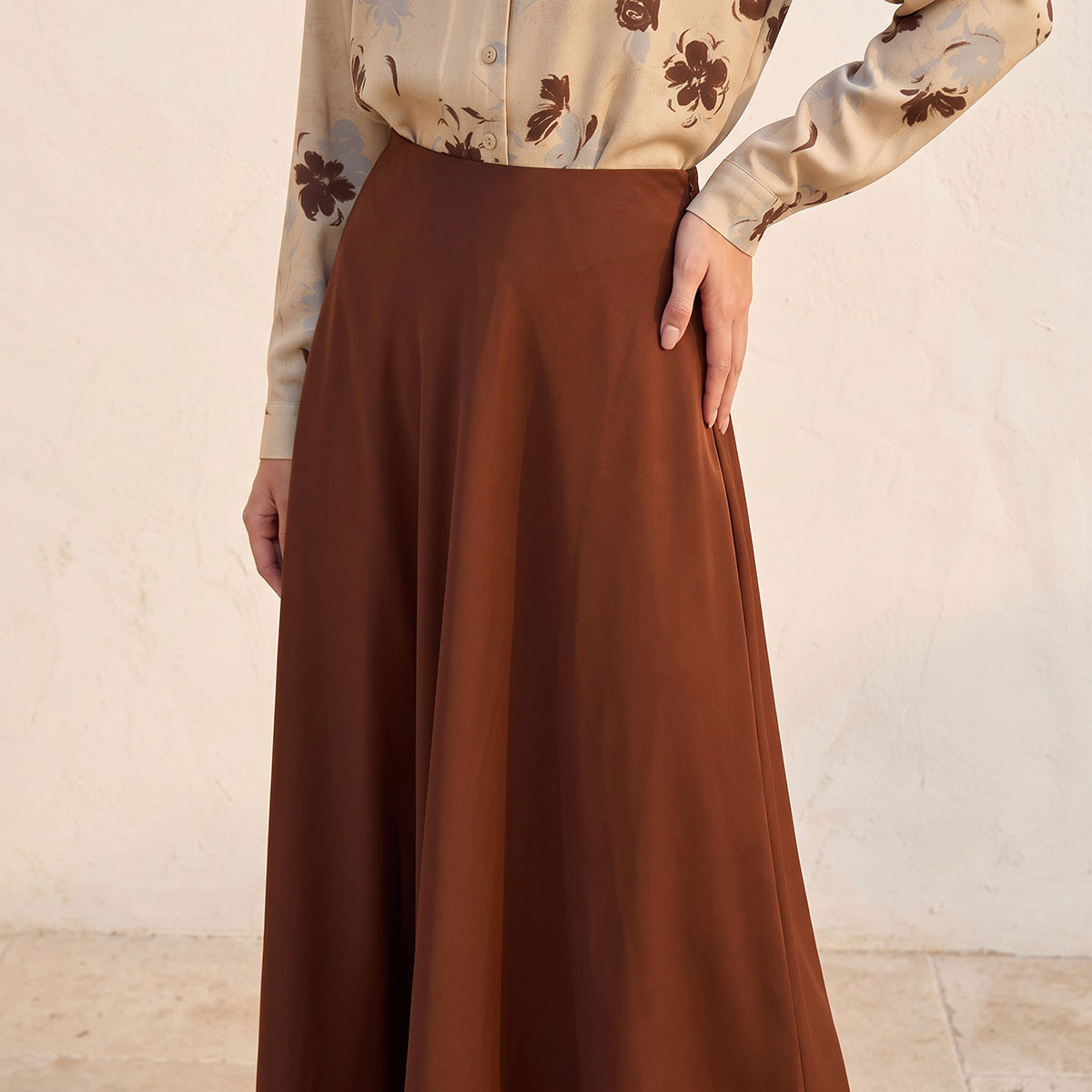 Splash Smart Maxi Length Fluid Skirt-women-clothing-skirts-image-6