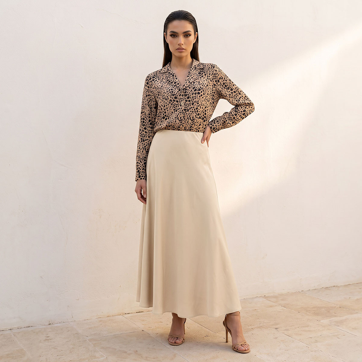 تنورة انسيابية ماكسي من سبلاش سمارت-women-clothing-skirts-image-3