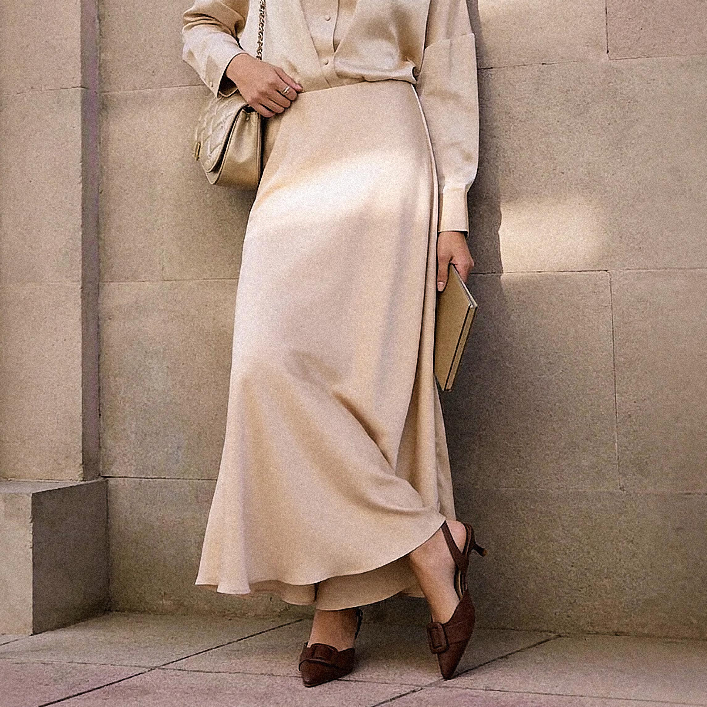 تنورة انسيابية ماكسي من سبلاش سمارت-women-clothing-skirts-image-1