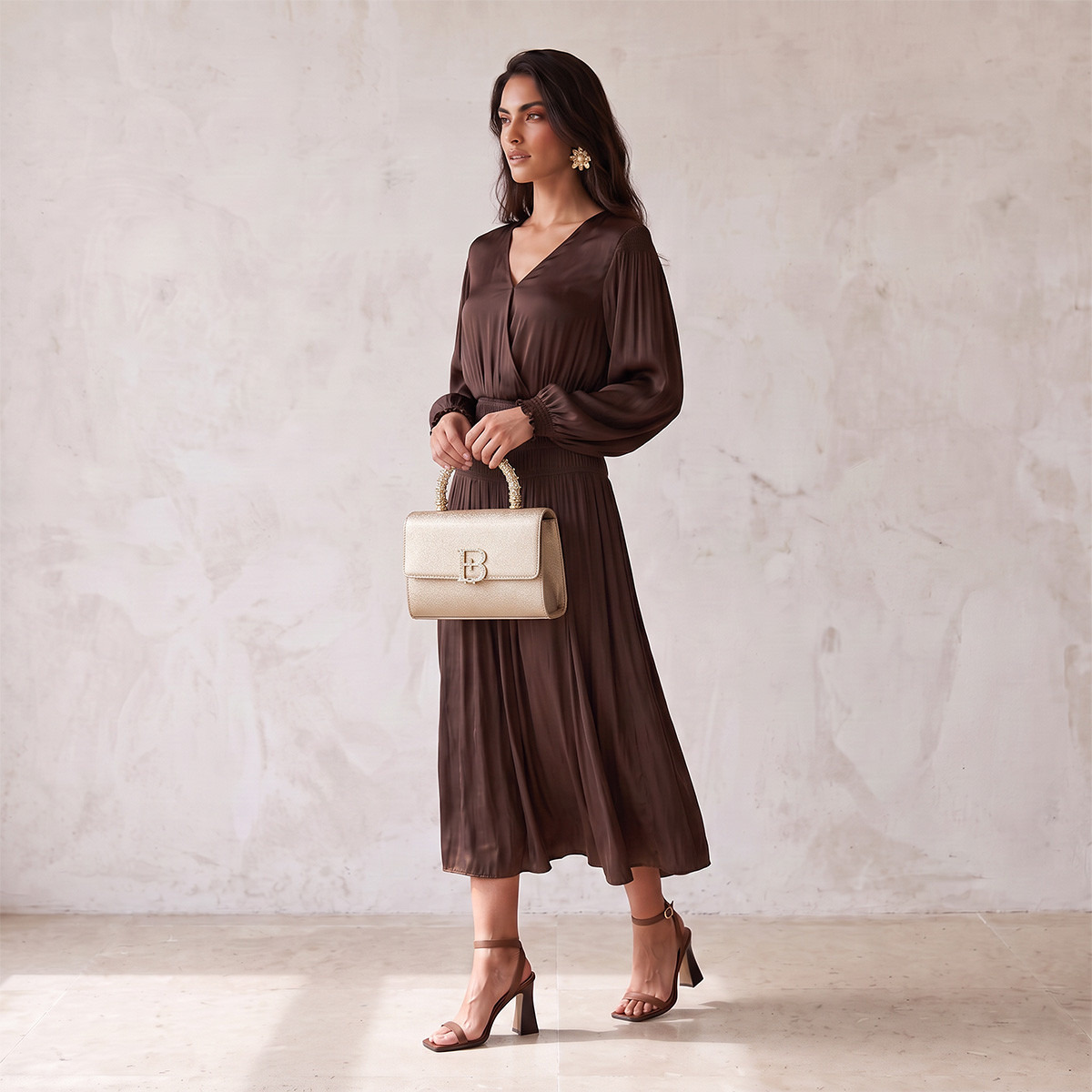 فستان ملفوف بدرزات من سبلاش سمارت-women-clothing-dresses-image-1