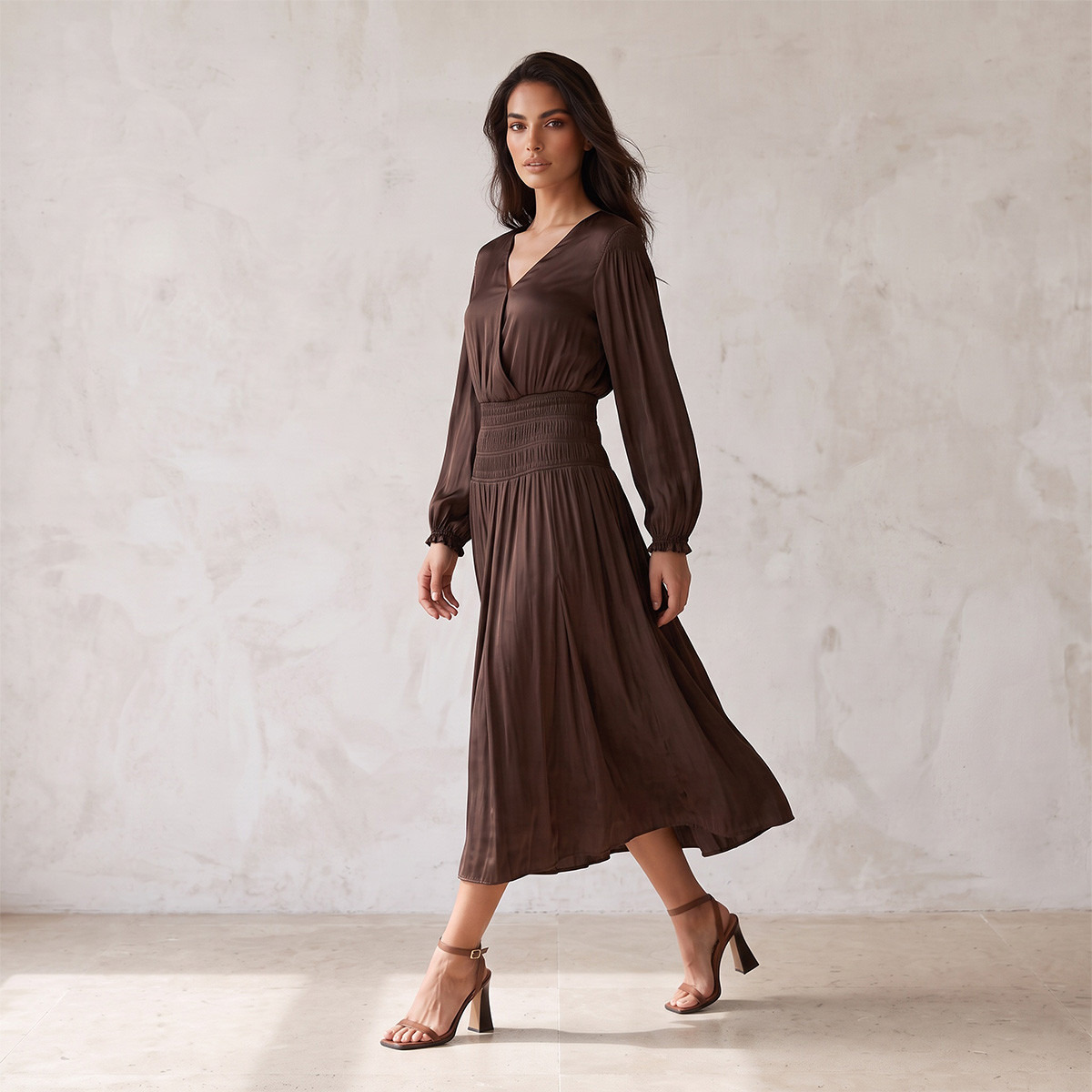 فستان ملفوف بدرزات من سبلاش سمارت-women-clothing-dresses-image-3