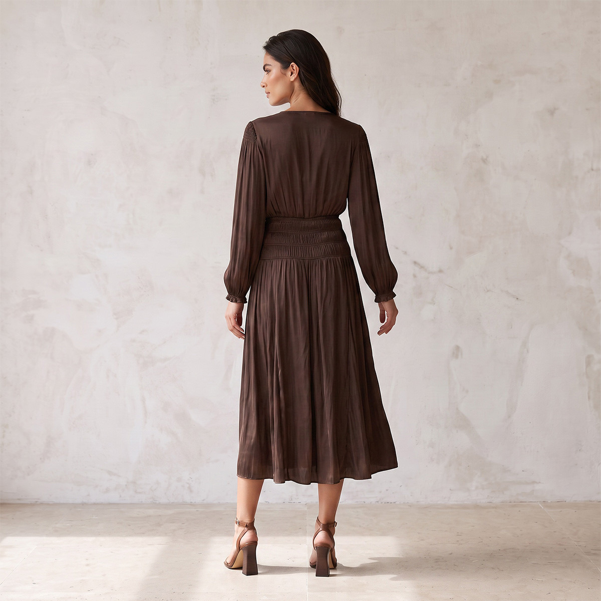 فستان ملفوف بدرزات من سبلاش سمارت-women-clothing-dresses-image-4