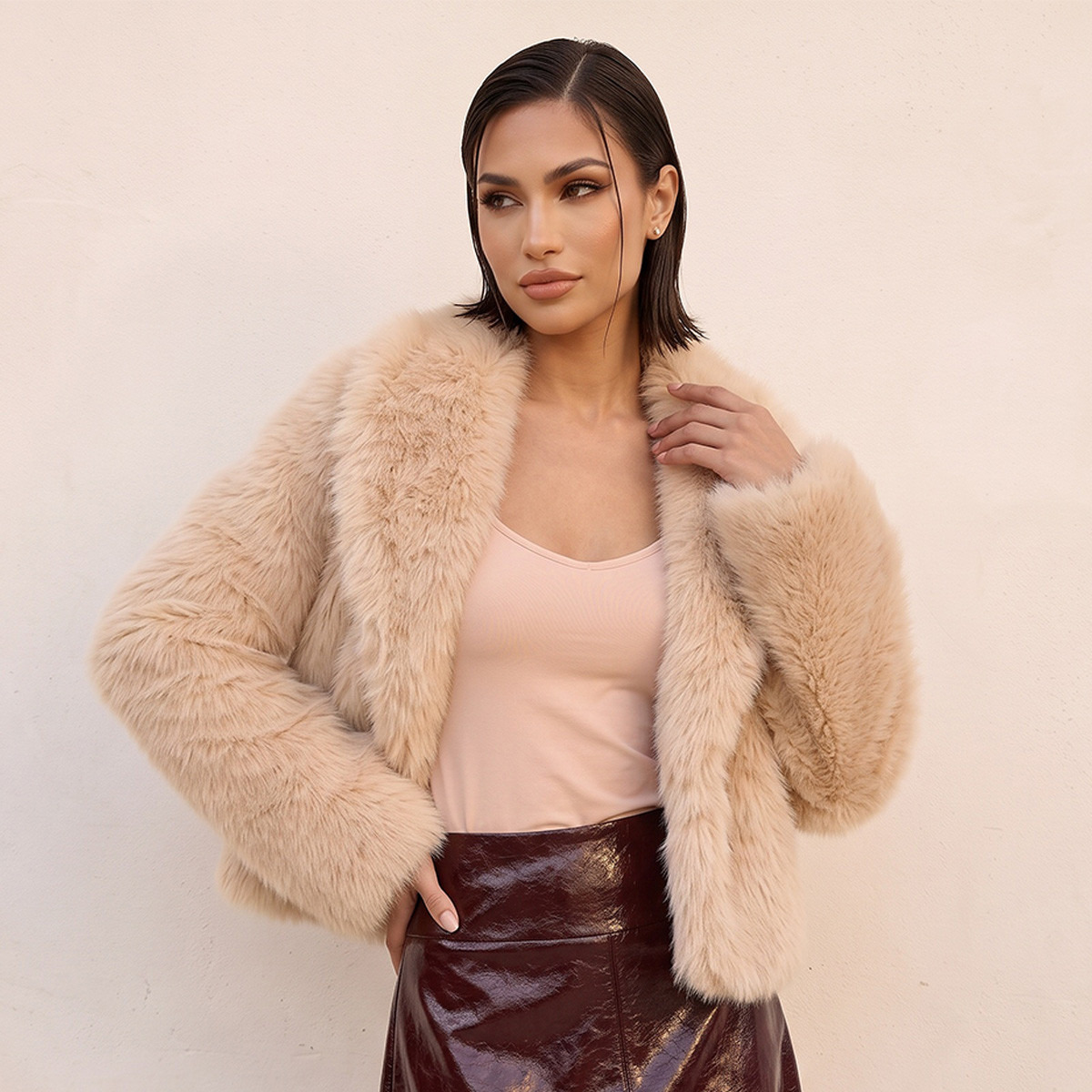 جاكيت فرو صناعي من سبلاش سمارت-women-winterwear-coatsandjackets-jackets-image-1