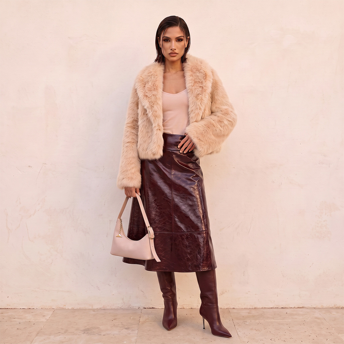 جاكيت فرو صناعي من سبلاش سمارت-women-winterwear-coatsandjackets-jackets-image-2