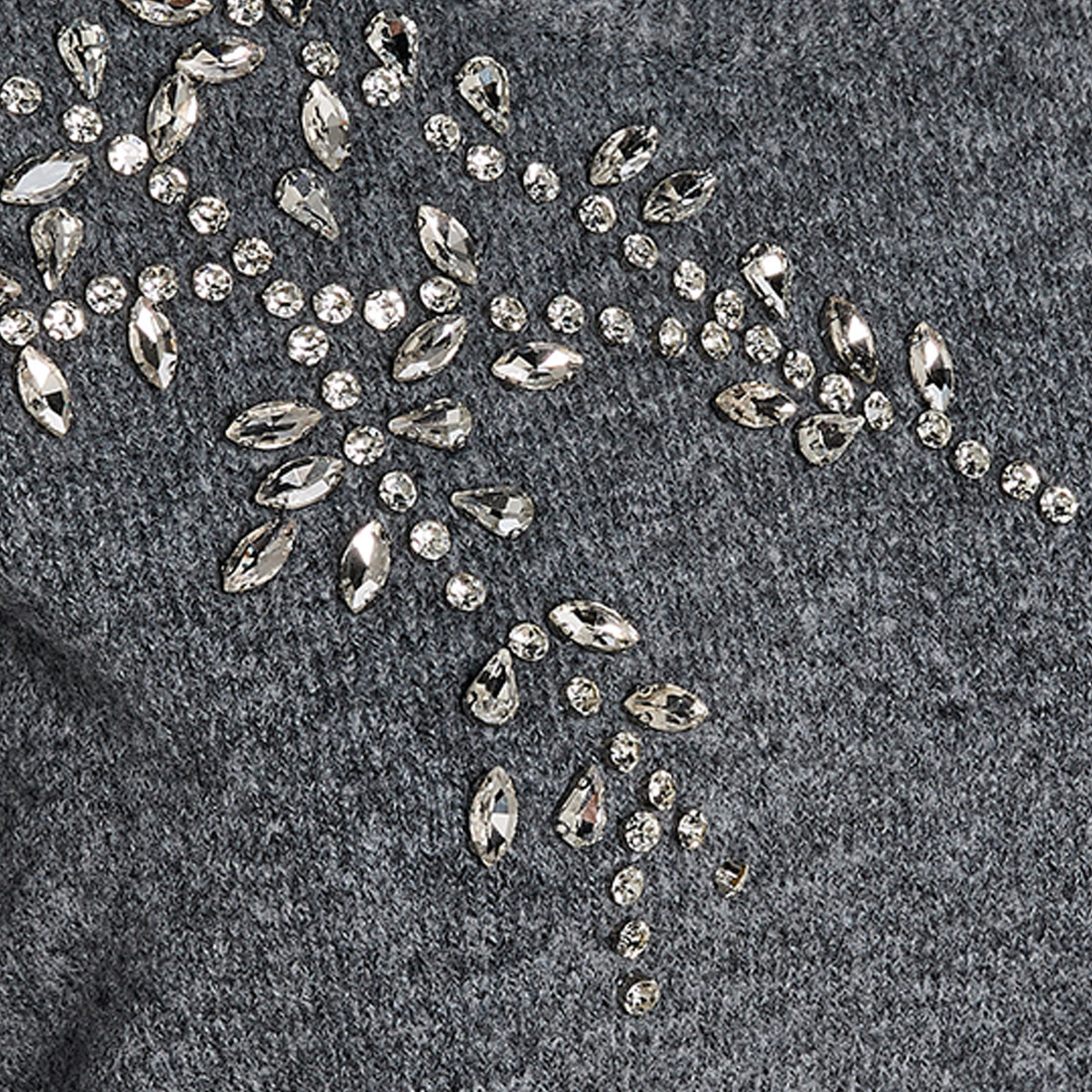 Splash Smart Relaxed Fit Embellished Round Neck Sweater-women-winterwear-cardigansandjumpers-jumpers-image-8