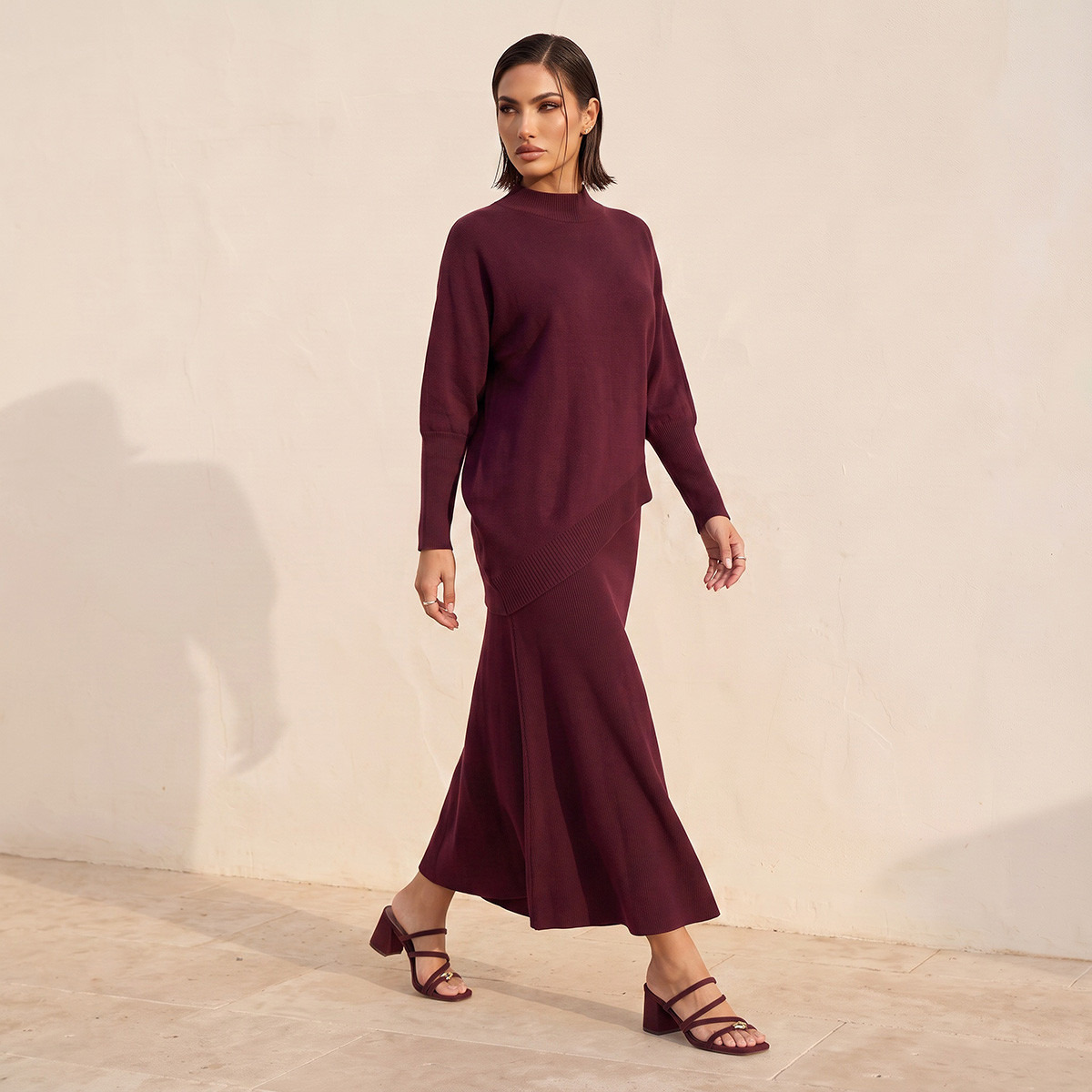 Splash Smart Ribbed A-line Skirt-women-clothing-skirts-image-5