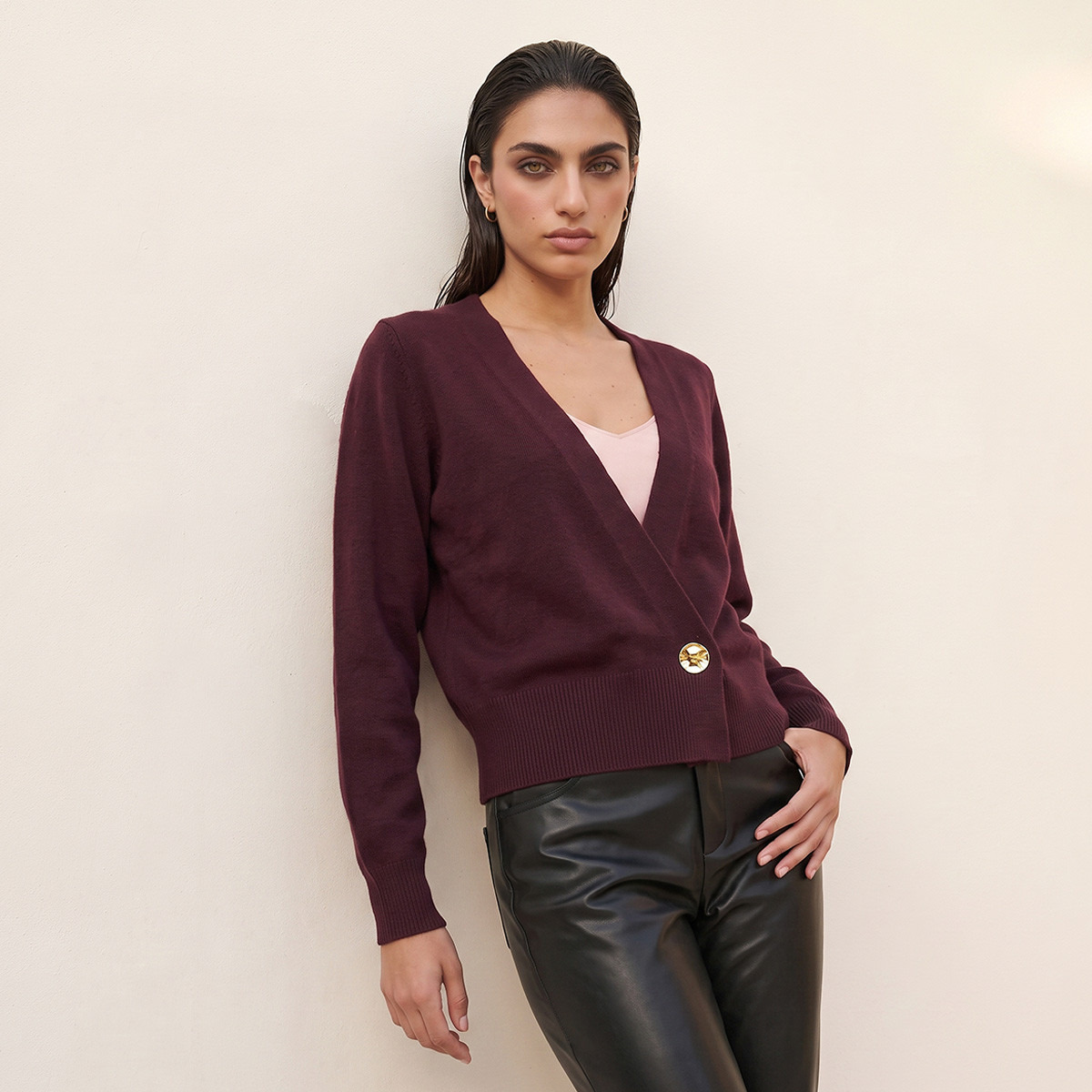 كارديجان ملفوف من سبلاش سمارت-women-winterwear-cardigansandjumpers-cardigans-image-1