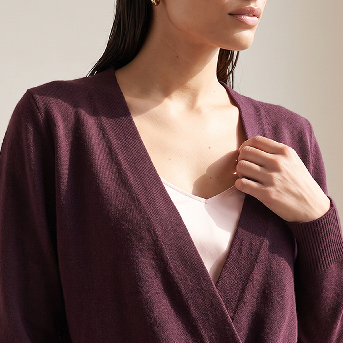 كارديجان ملفوف من سبلاش سمارت-women-winterwear-cardigansandjumpers-cardigans-image-5