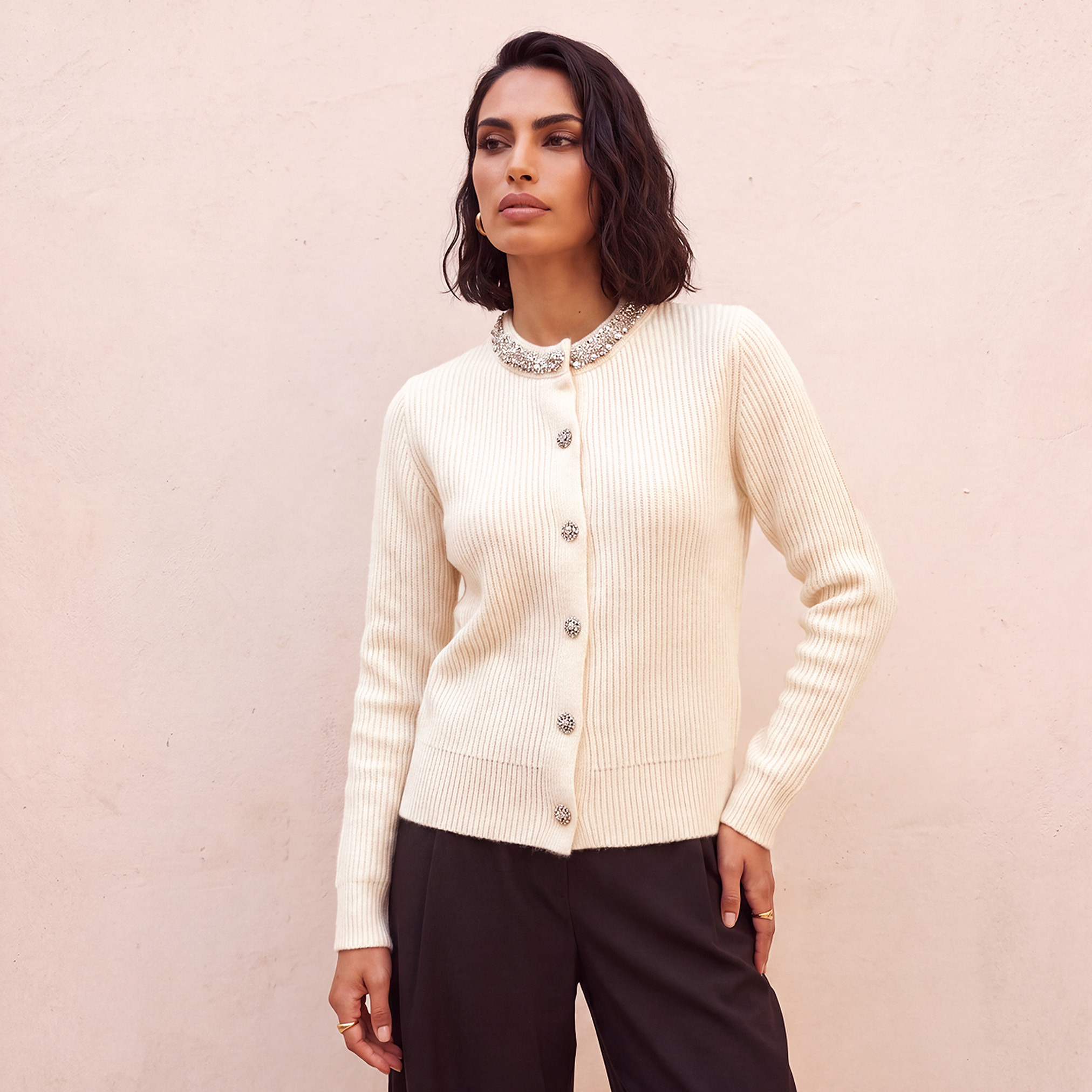 كارديجان مزين بقصّة مريحة من سبلاش سمارت-women-winterwear-cardigansandjumpers-cardigans-image-3