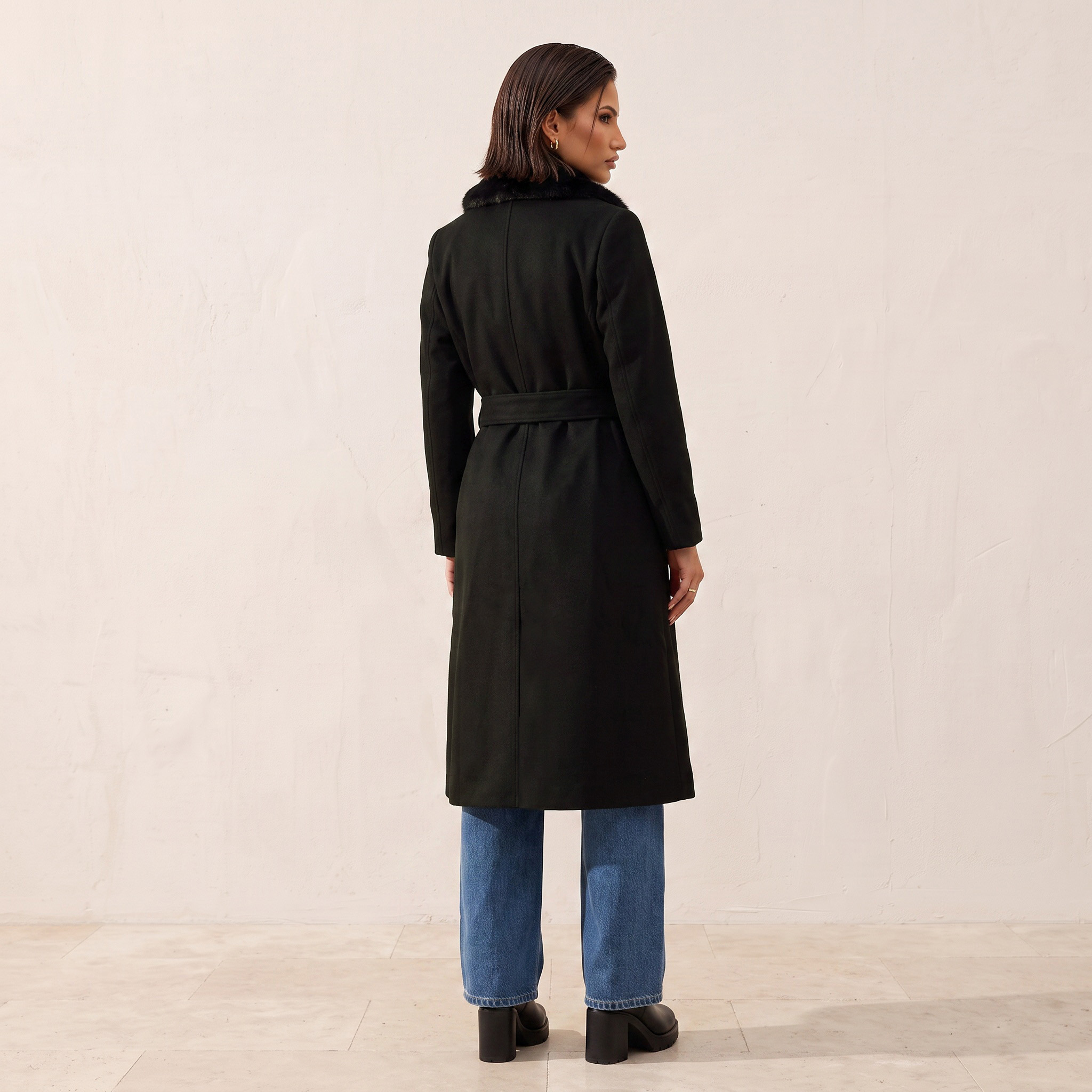 Splash Smart Coat with Faux Fur Collar-women-winterwear-coatsandjackets-coats-image-5