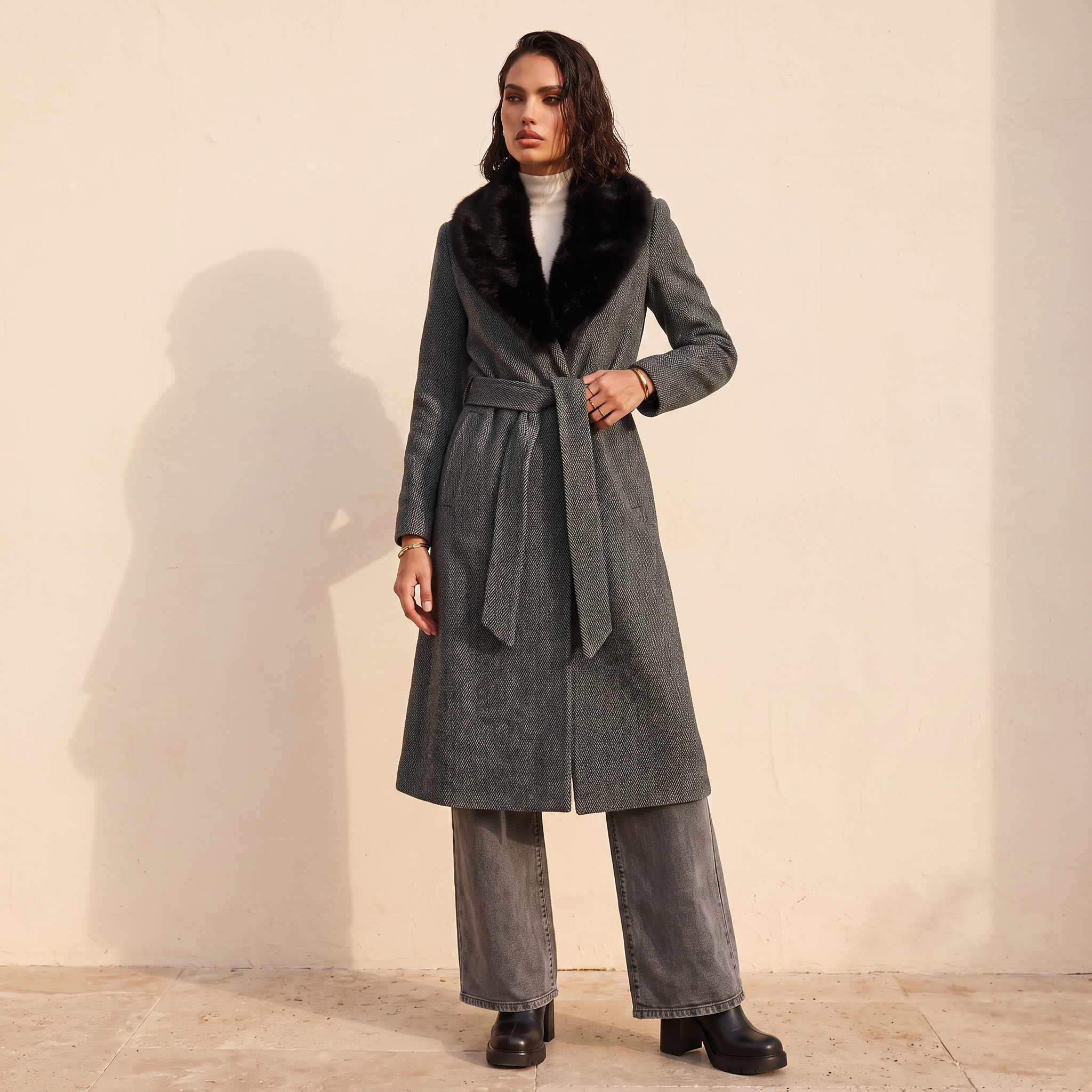 Splash Smart Coat with Detachable Plush Collar-women-clothing-coatsandjackets-coats-image-3