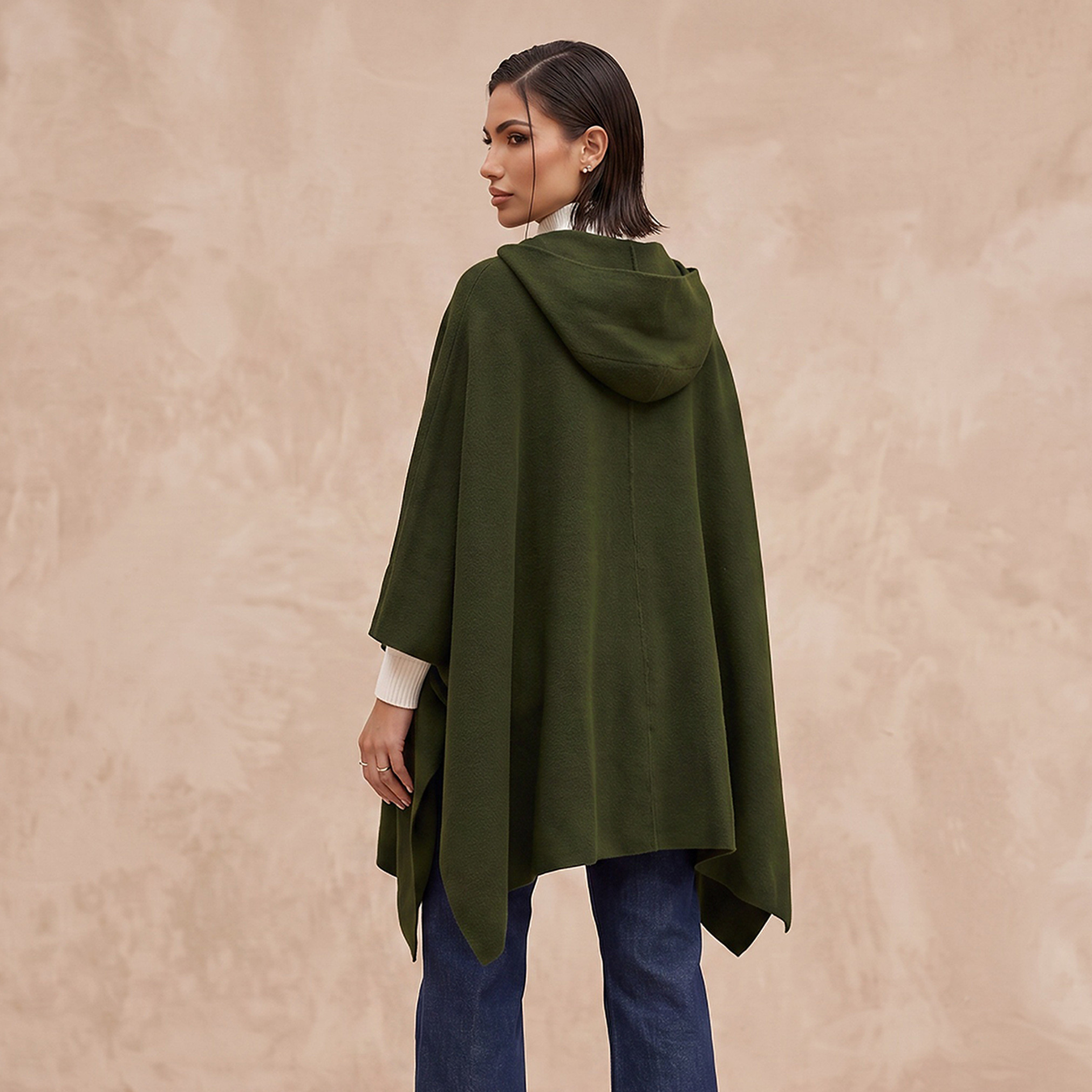 Splash Smart Textured Poncho with Hood-women-winterwear-cardigansandjumpers-cardigans-image-3