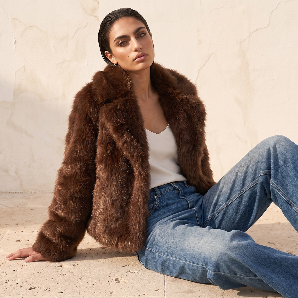جاكيت فرو صناعي من سبلاش سمارت-women-winterwear-coatsandjackets-jackets-image-1