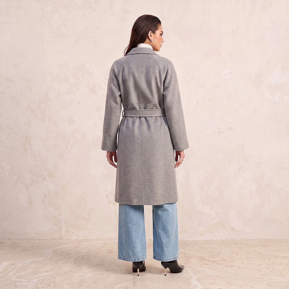 Splash Smart Felt Coat with Tie-Up Belt-women-winterwear-coatsandjackets-coats-image-2