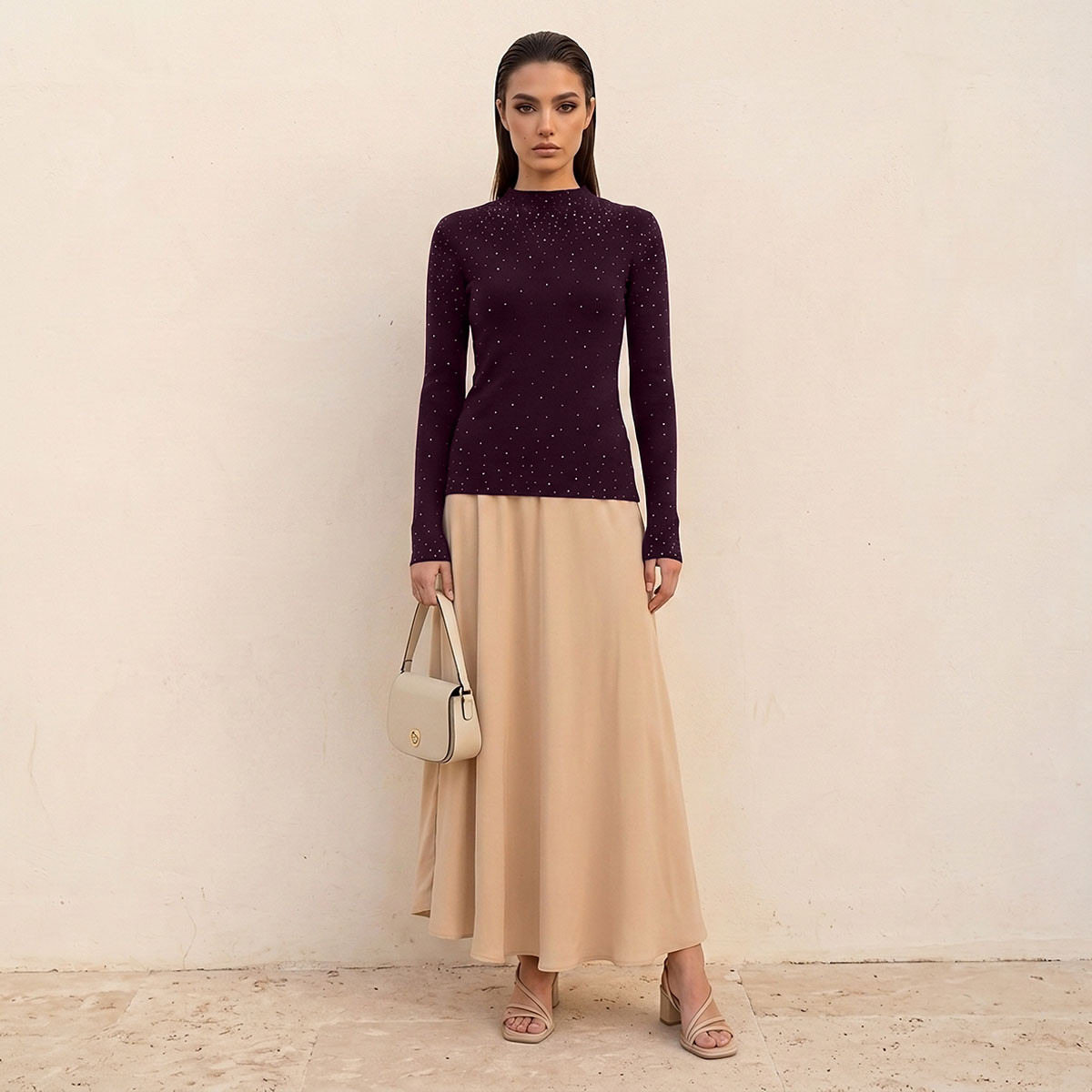 تيشيرت بتفاصيل هوت فيكس من سبلاش سمارت-women-clothing-tshirts-image-2