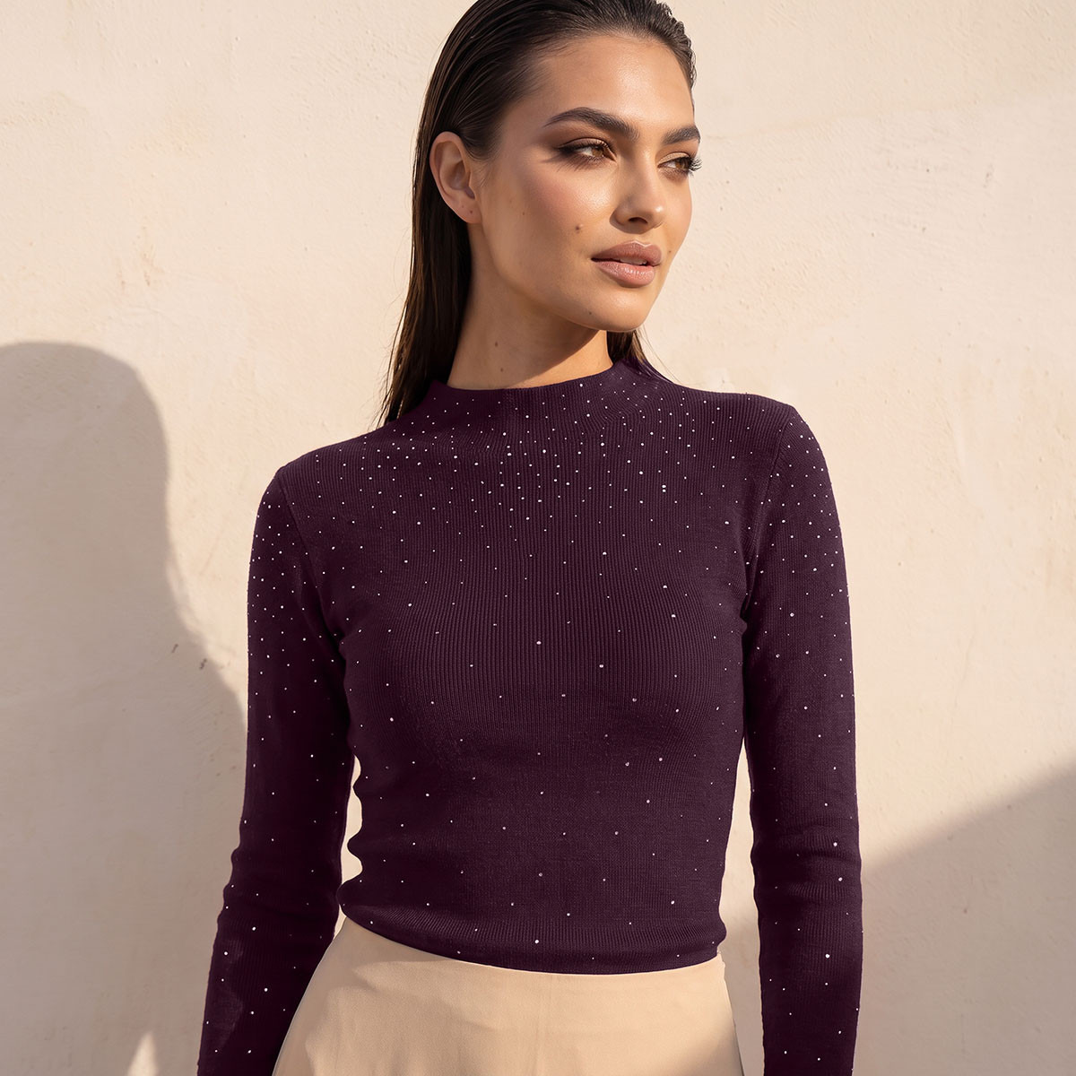 تيشيرت بتفاصيل هوت فيكس من سبلاش سمارت-women-clothing-tshirts-image-6