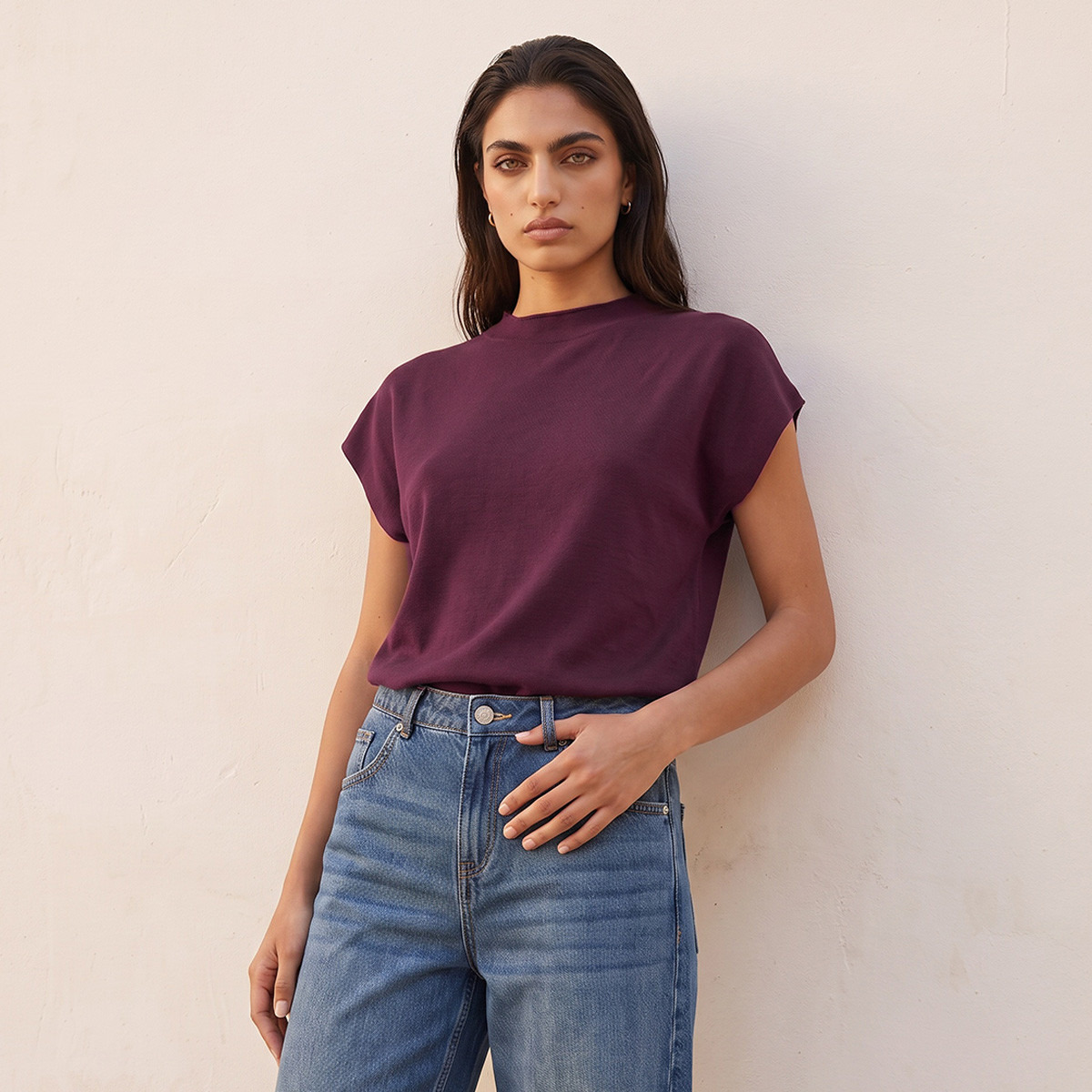 Splash Smart Top with Extended Sleeves-women-clothing-shirtsandblouses-blouses-image-1