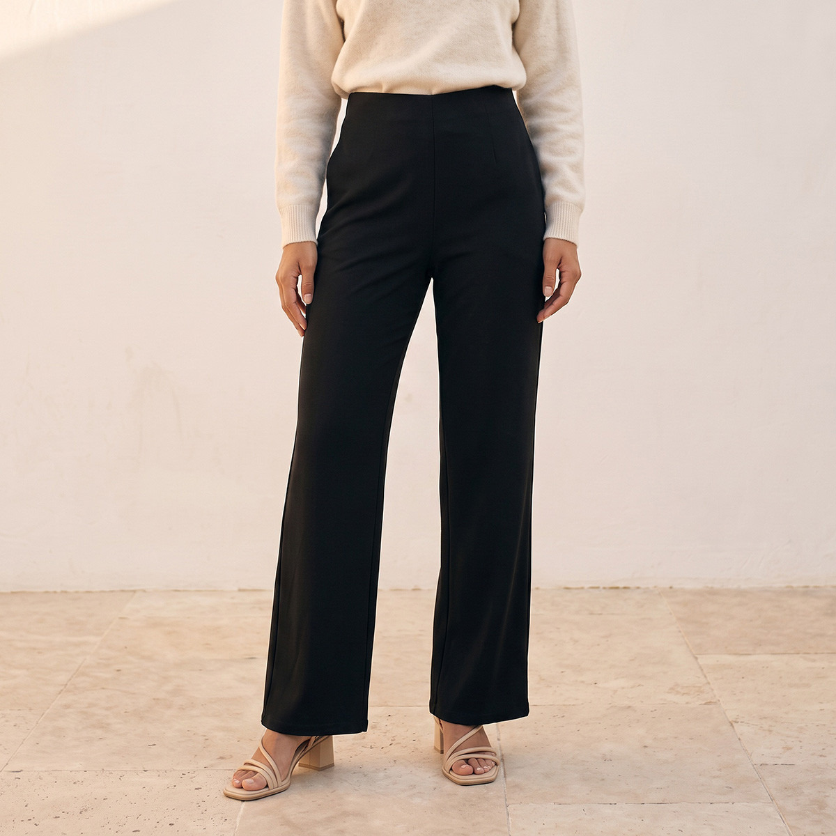 بنطلون واسع الساق من سبلاش سمارت-women-clothing-trousers-image-1