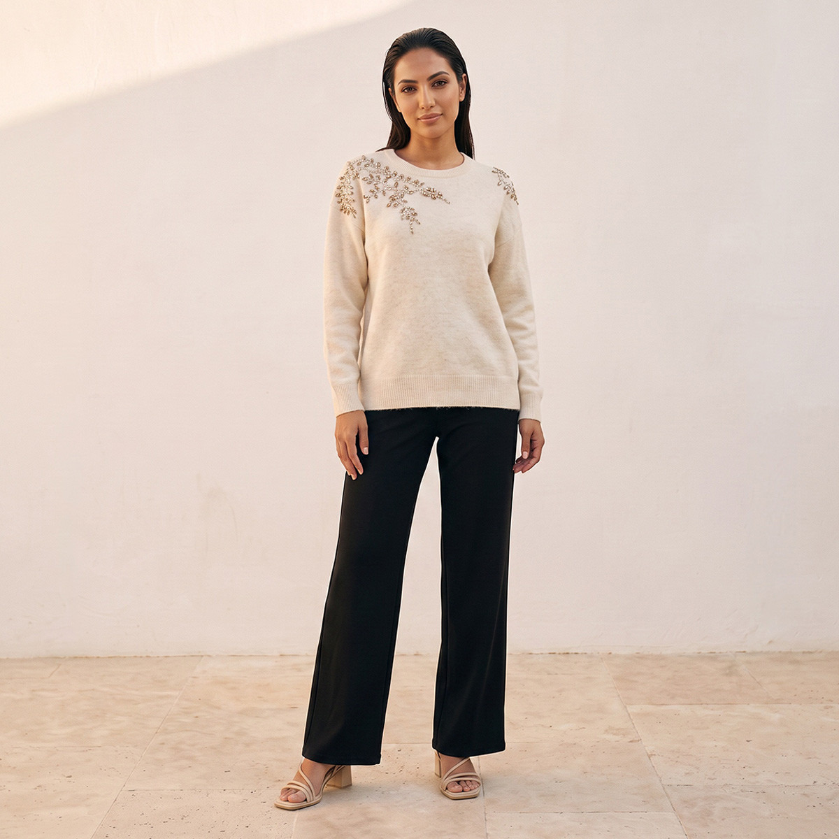 بنطلون واسع الساق من سبلاش سمارت-women-clothing-trousers-image-5