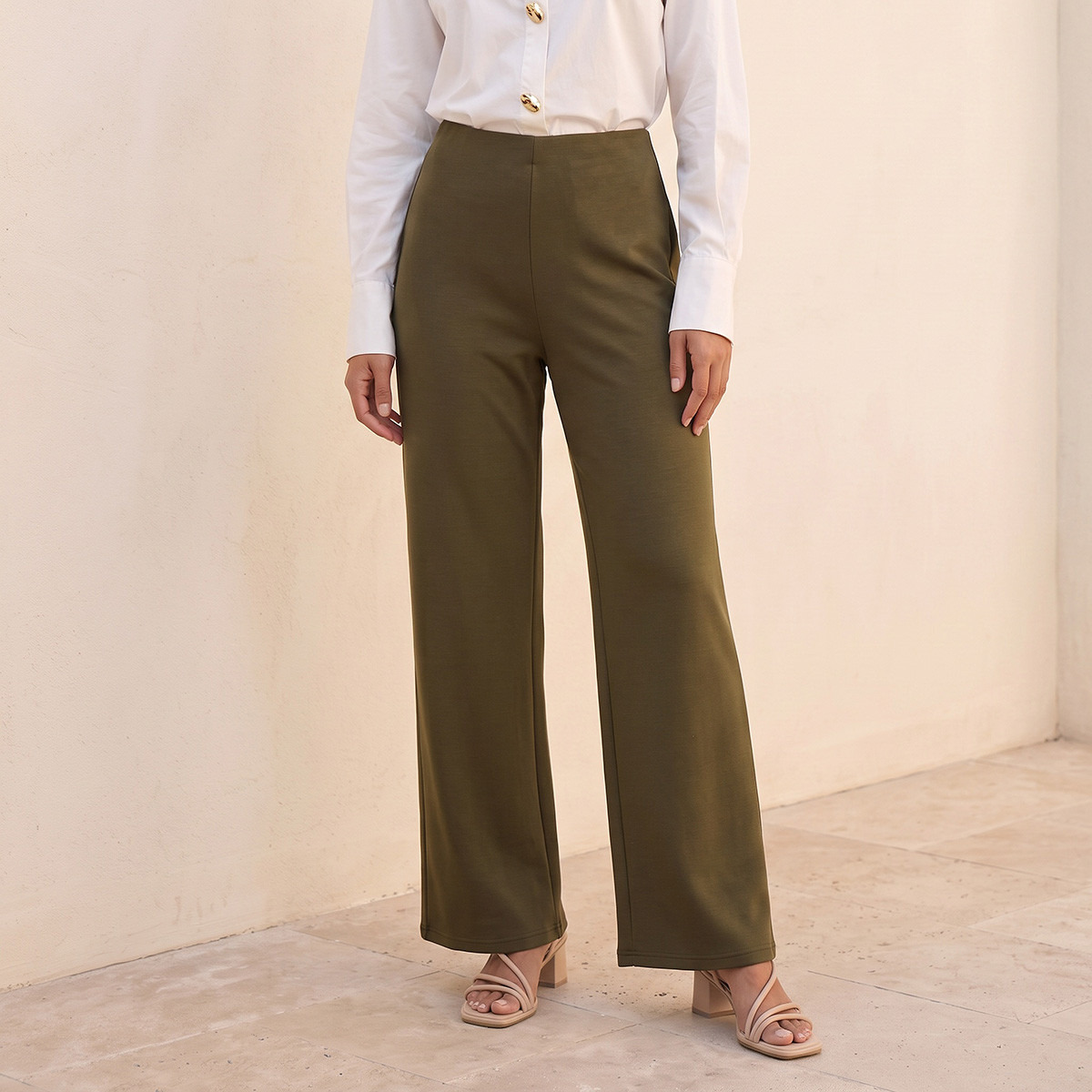 بنطلون واسع الساق من سبلاش سمارت-women-clothing-trousers-image-1