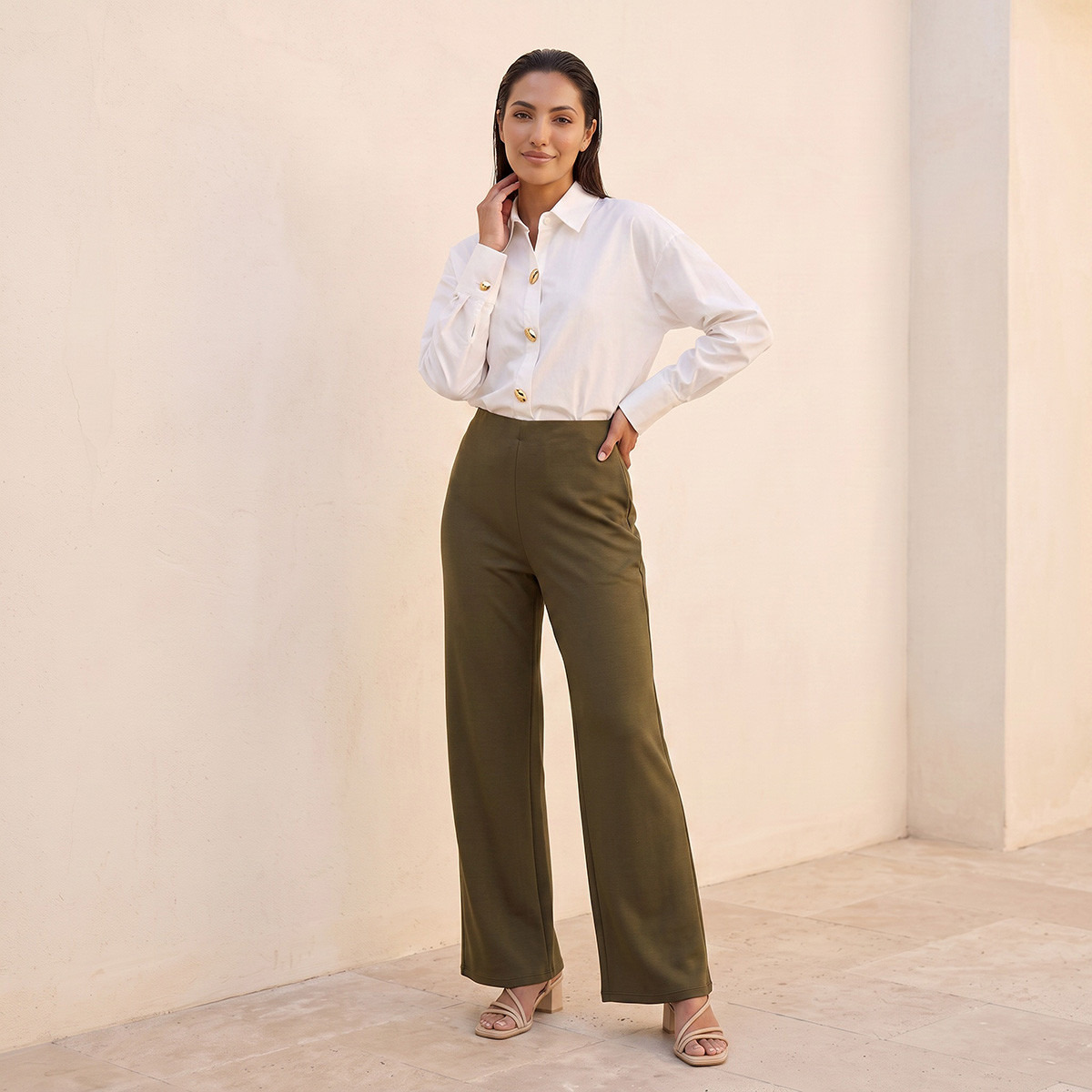 بنطلون واسع الساق من سبلاش سمارت-women-clothing-trousers-image-3