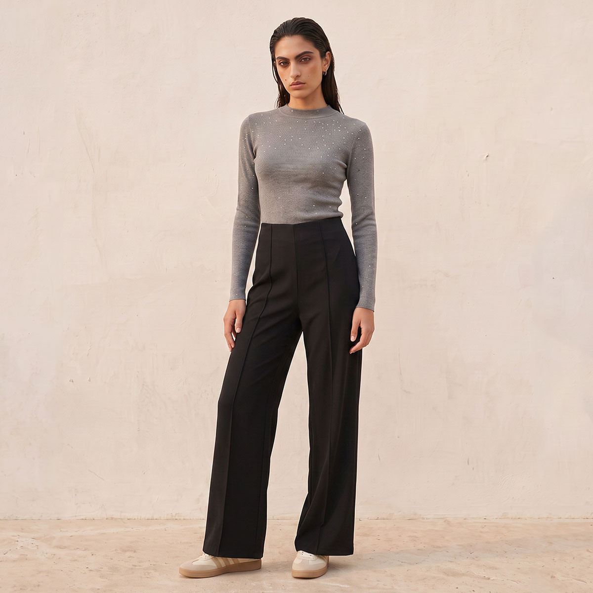 بنطلون واسع الساقين من سبلاش سمارت-women-clothing-trousers-image-5