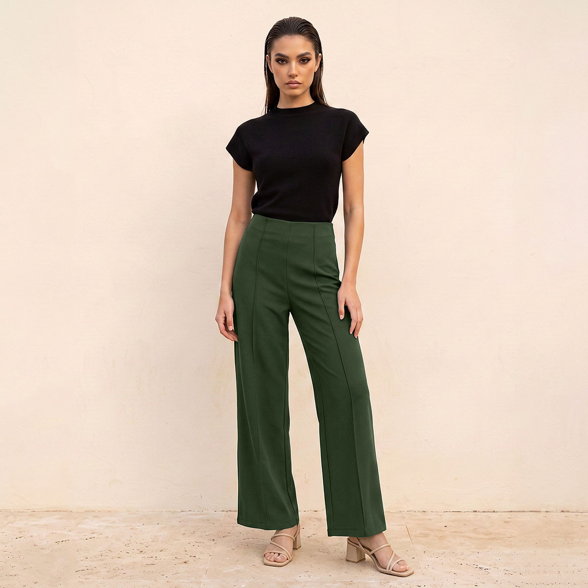 بنطلون واسع الساقين من سبلاش سمارت-women-clothing-trousers-image-2