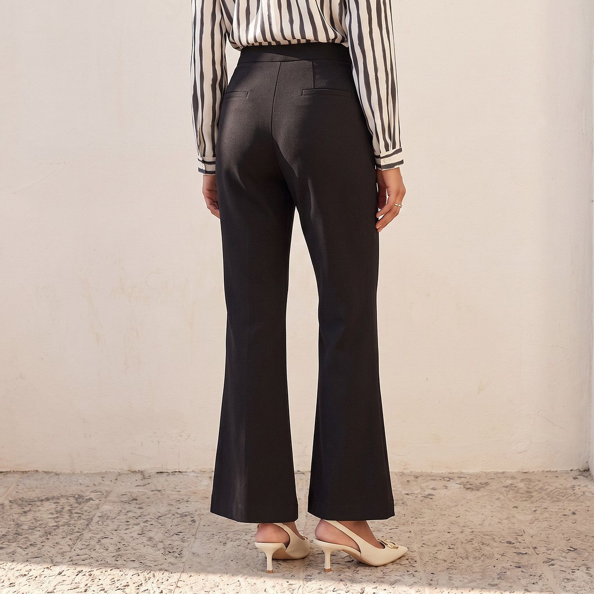 بنطلون بقصة بوت كت من سبلاش سمارت-women-clothing-trousers-image-3