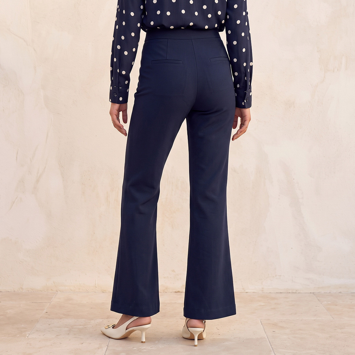 بنطلون بقصة بوت كت من سبلاش سمارت-women-clothing-trousers-image-3