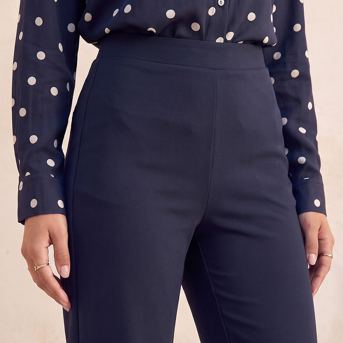 بنطلون بقصة بوت كت من سبلاش سمارت-women-clothing-trousers-image-5