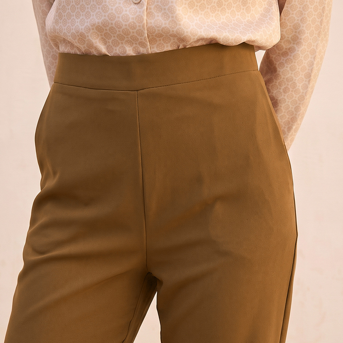 بنطلون بقصة بوت كت من سبلاش سمارت-women-clothing-trousers-image-5