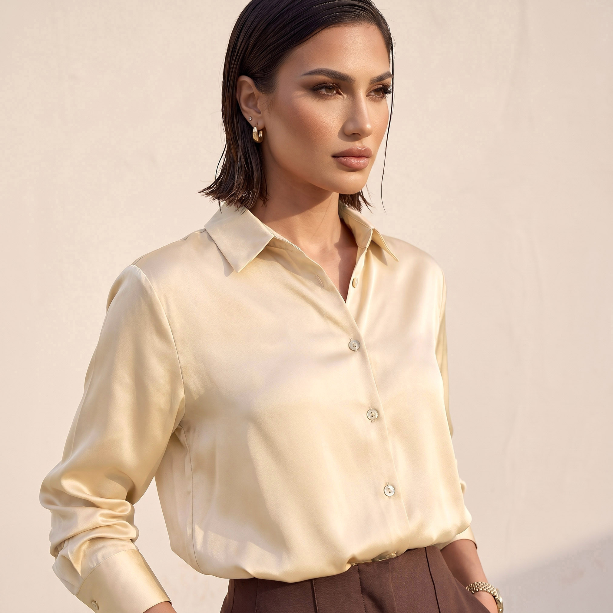 قميص ساتان من سبلاش سمارت-women-clothing-shirtsandblouses-shirts-image-5