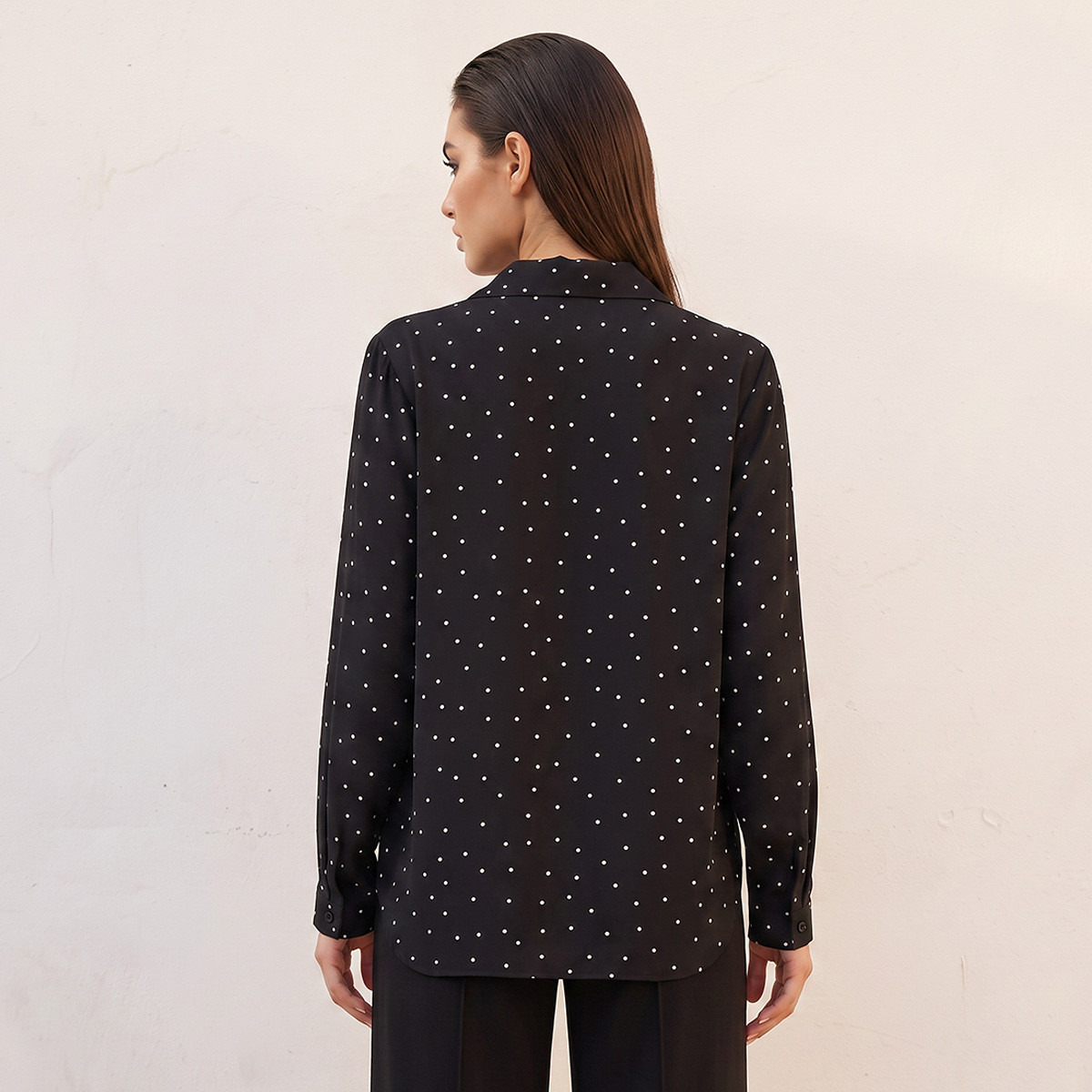 Splash Smart Shirt with Polka Dot Print-women-clothing-shirtsandblouses-shirts-image-3
