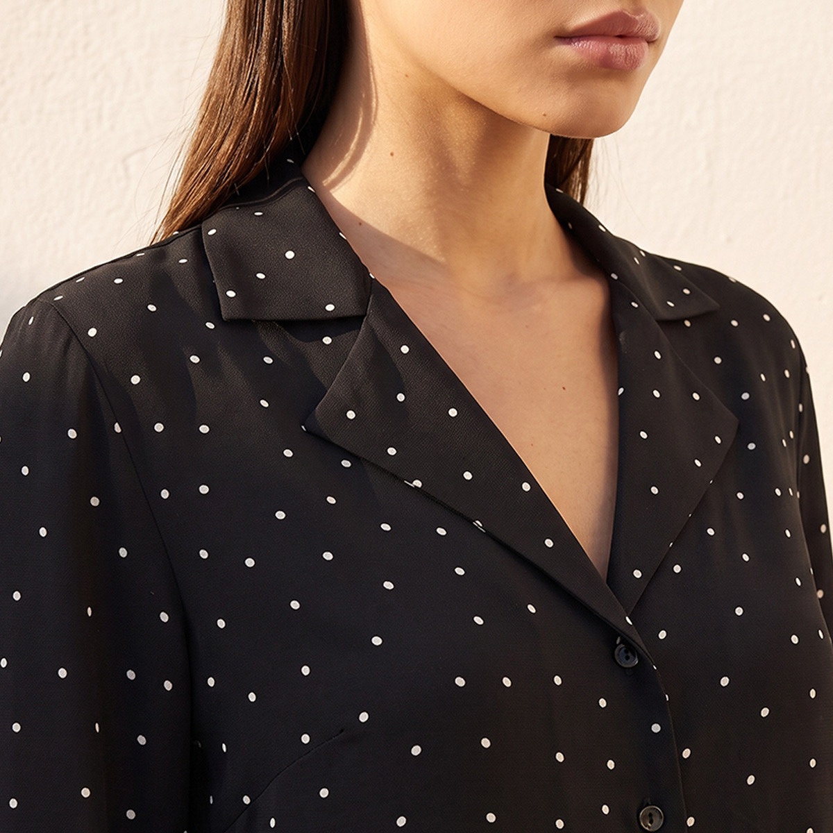 Splash Smart Shirt with Polka Dot Print-women-clothing-shirtsandblouses-shirts-image-5