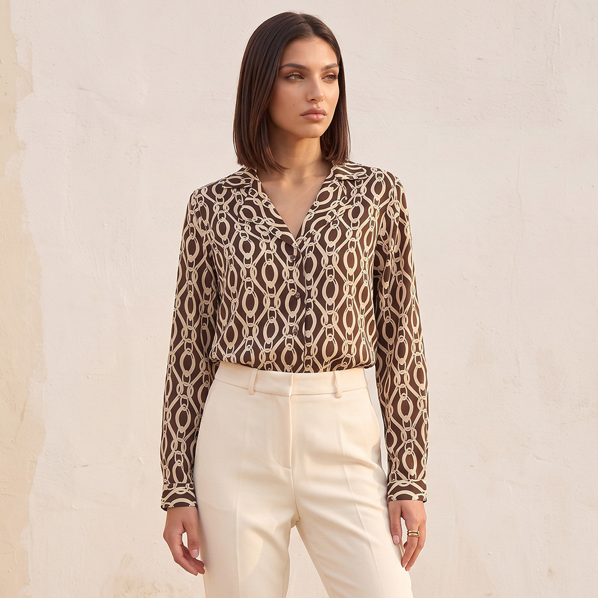 Splash Smart Shirt with Notch Collar-women-clothing-shirtsandblouses-shirts-image-5