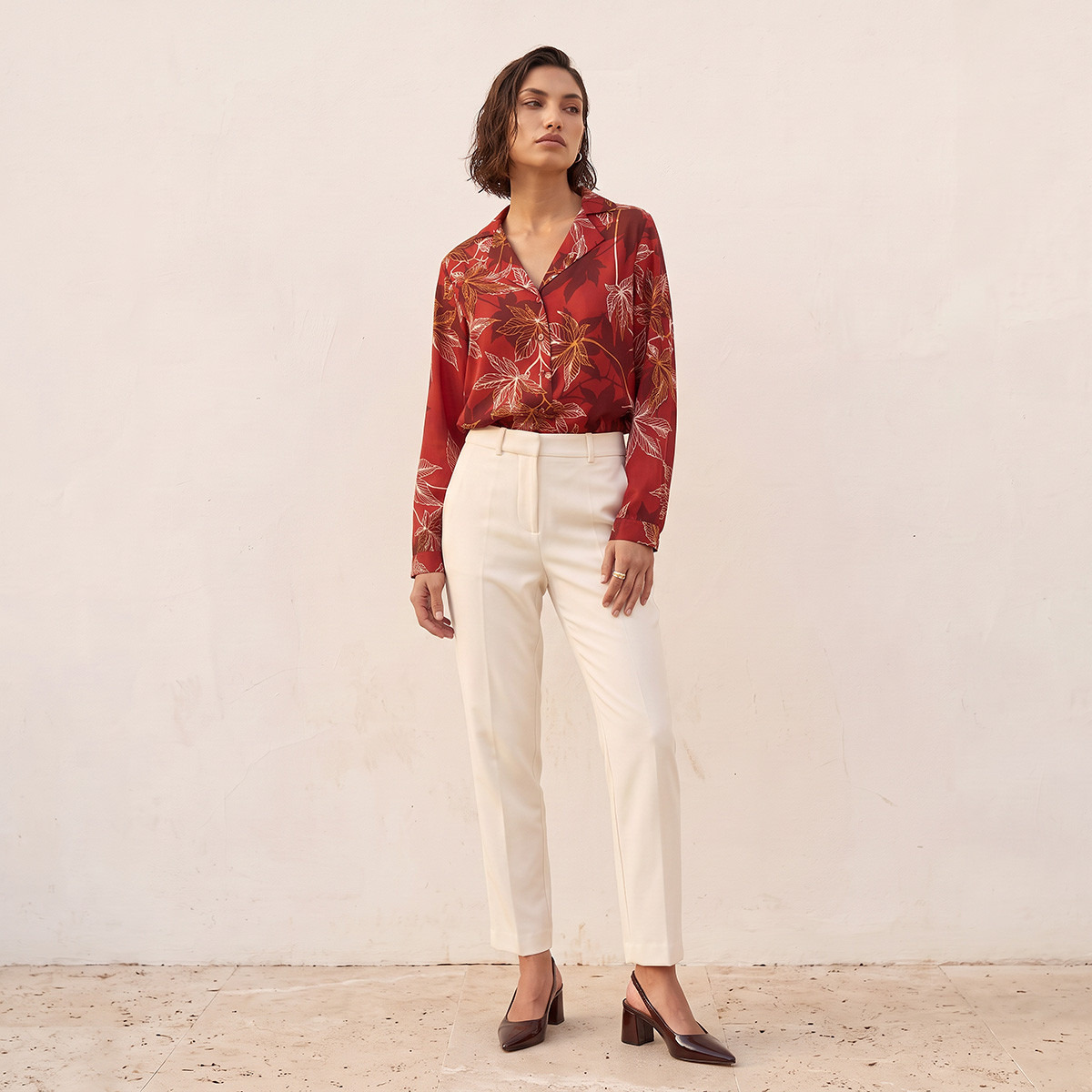 Splash Smart Shirt with Notch Collar-women-clothing-shirtsandblouses-shirts-image-2