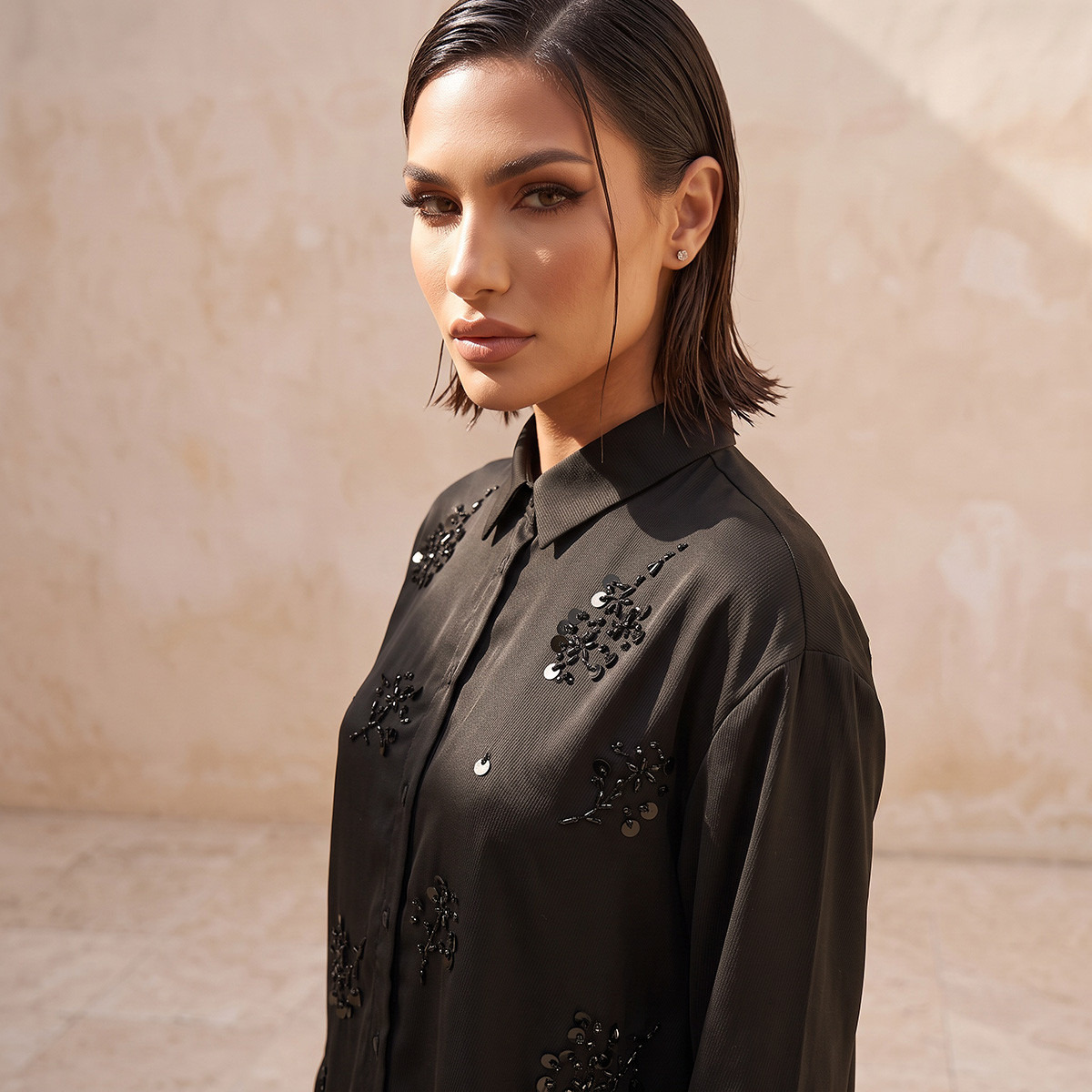 Splash Smart Cotton Shirt with Floral Embellishment-women-clothing-shirtsandblouses-shirts-image-4