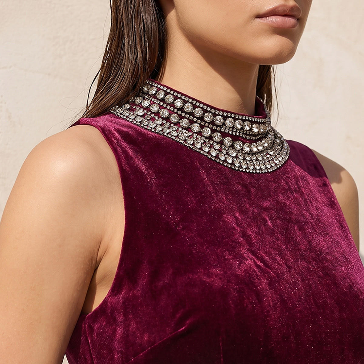 فستان إيه لاين مزين بفتحة من سبلاش سمارت-women-clothing-dresses-image-5