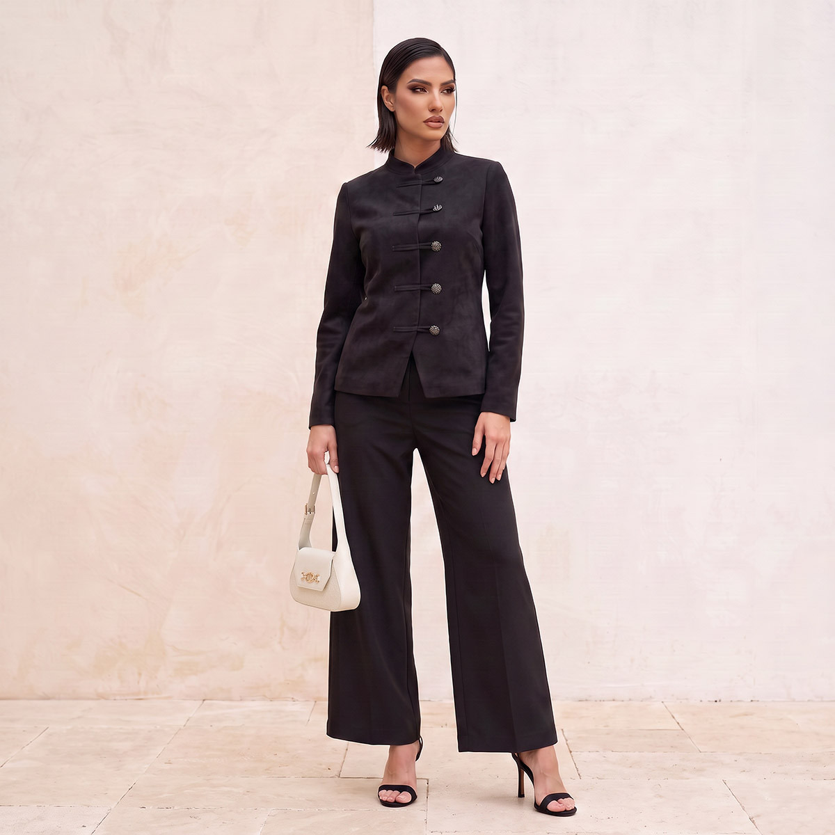 جاكيت بقصة عادية وأزرار مزينة من سبلاش سمارت-women-winterwear-coatsandjackets-jackets-image-2