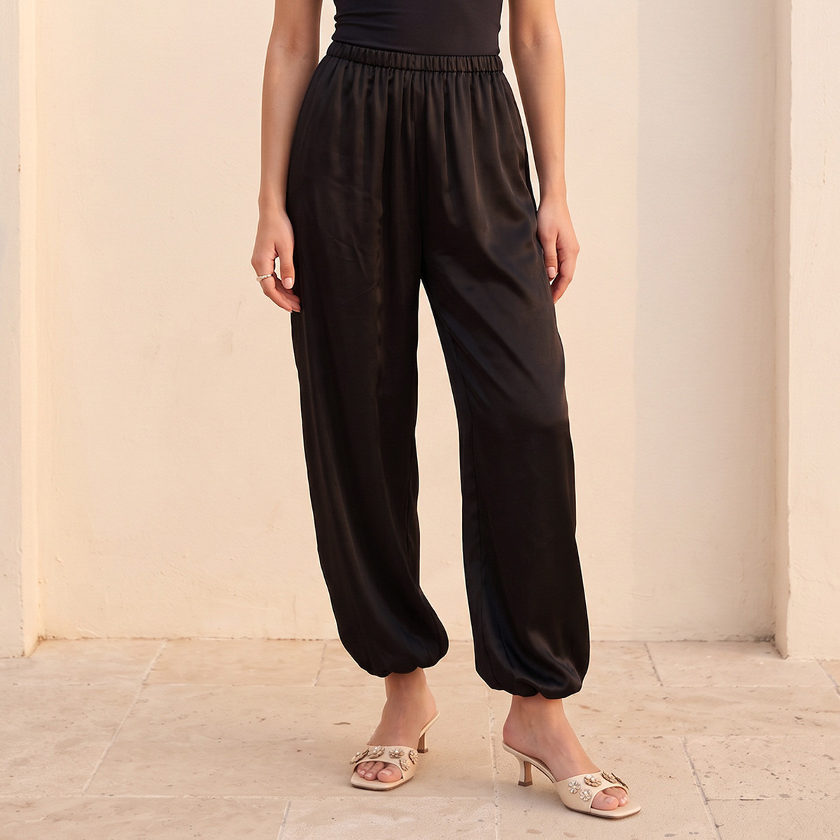 Splash Smart Baggy Fit Harem Pants-women-clothing-trousers-image-1