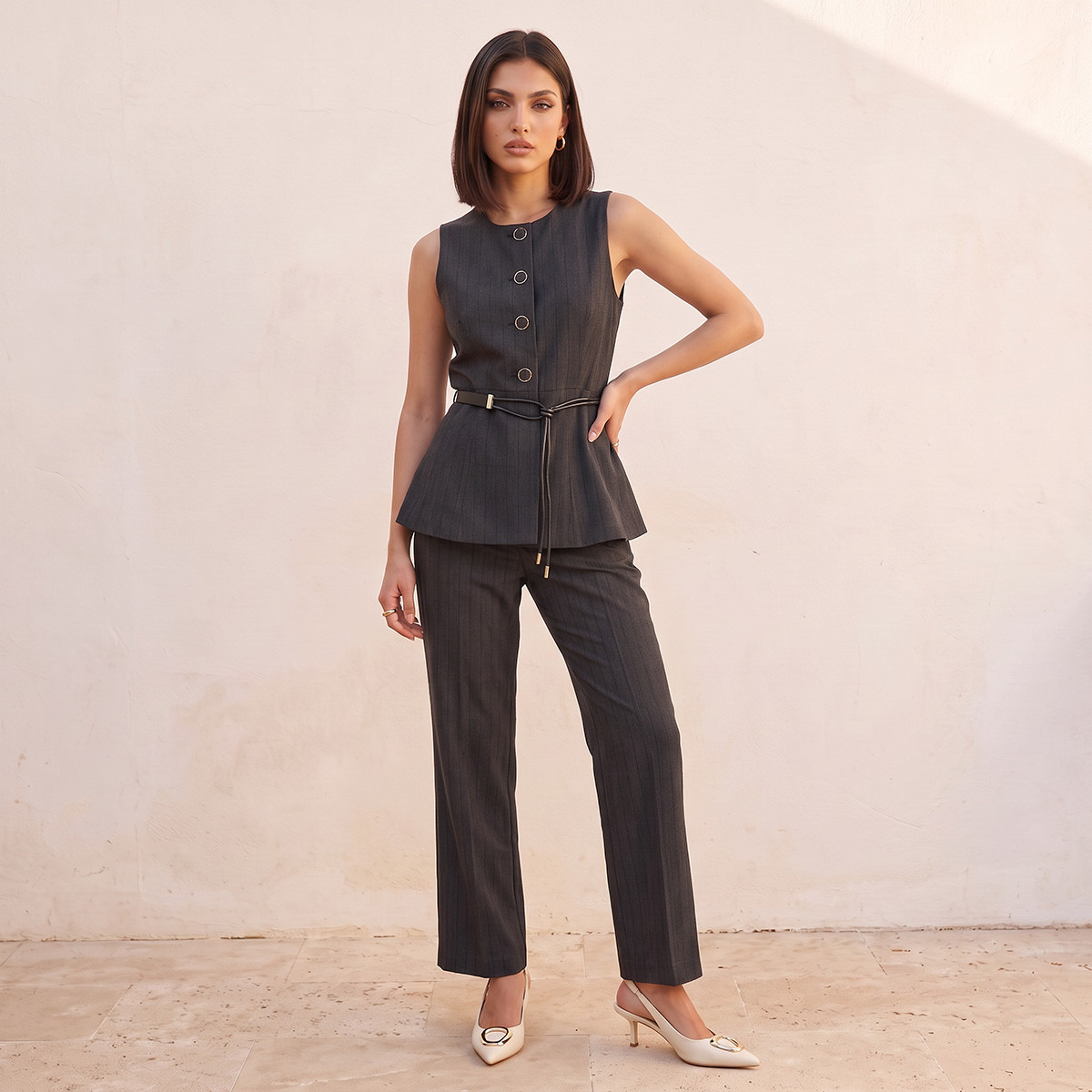 Splash Smart Straight Fit Trousers-women-clothing-trousers-image-2