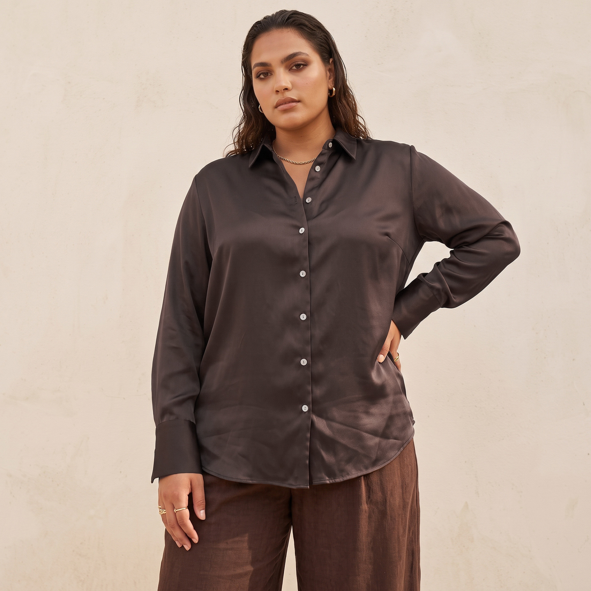 Splash Smart Relaxed Fit Satin Shirt-women-clothing-plussize-shirtsandblouses-blouses-image-2