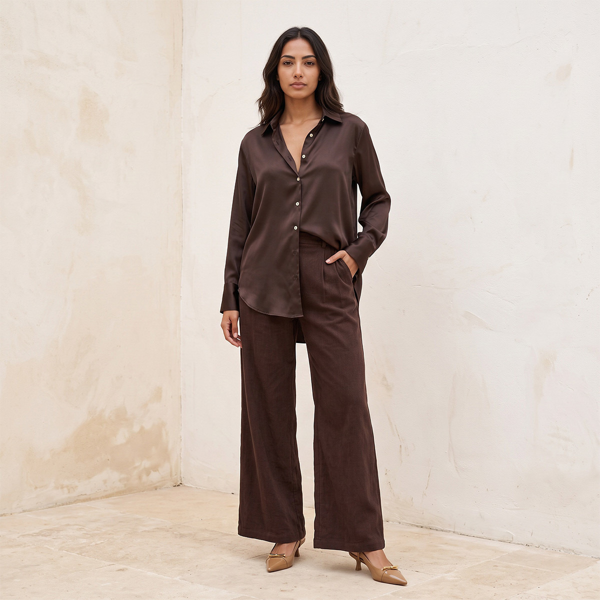 Splash Smart Relaxed Fit Satin Shirt-women-clothing-plussize-shirtsandblouses-blouses-image-3