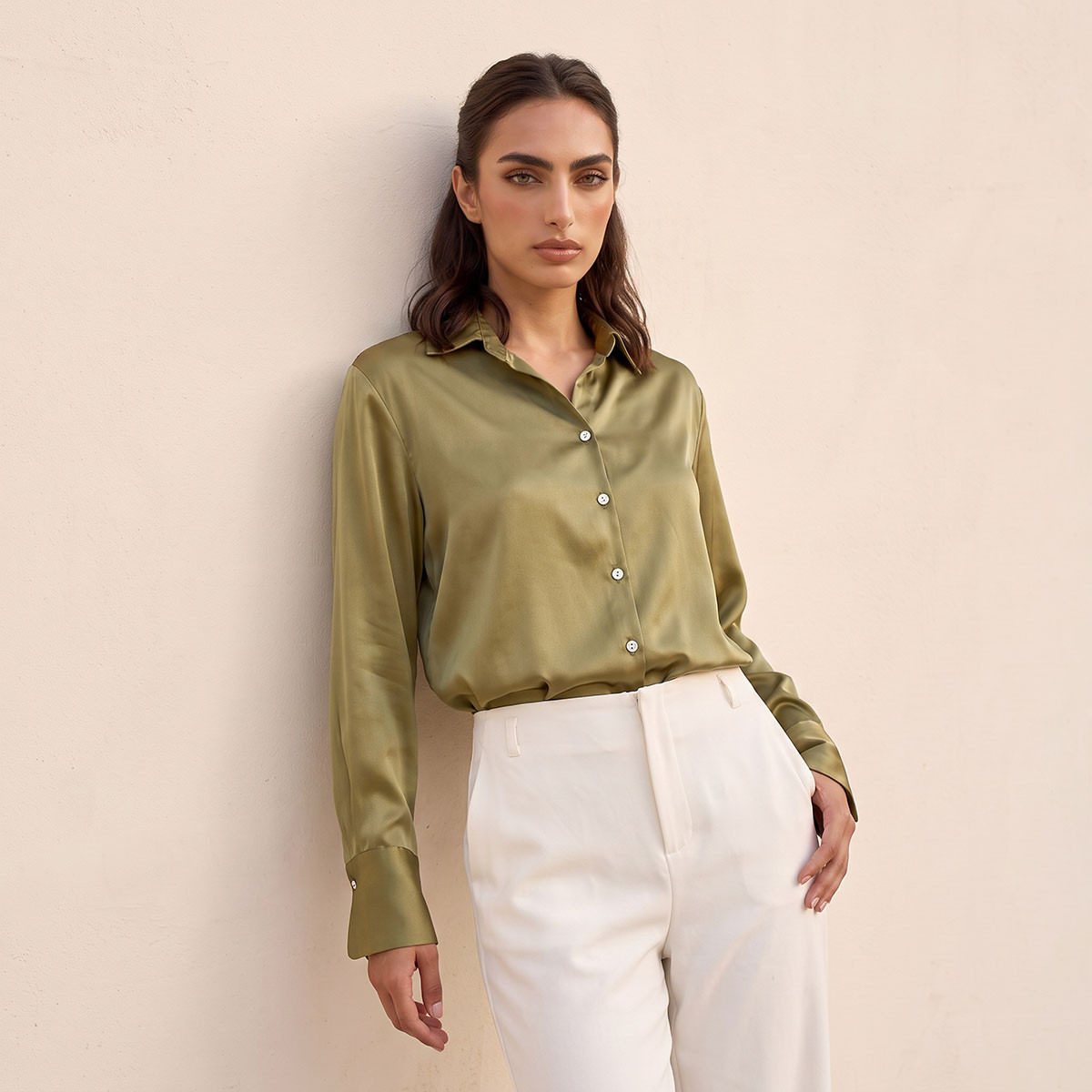 Splash Smart Relaxed Fit Satin Shirt-women-clothing-plussize-shirtsandblouses-blouses-image-1