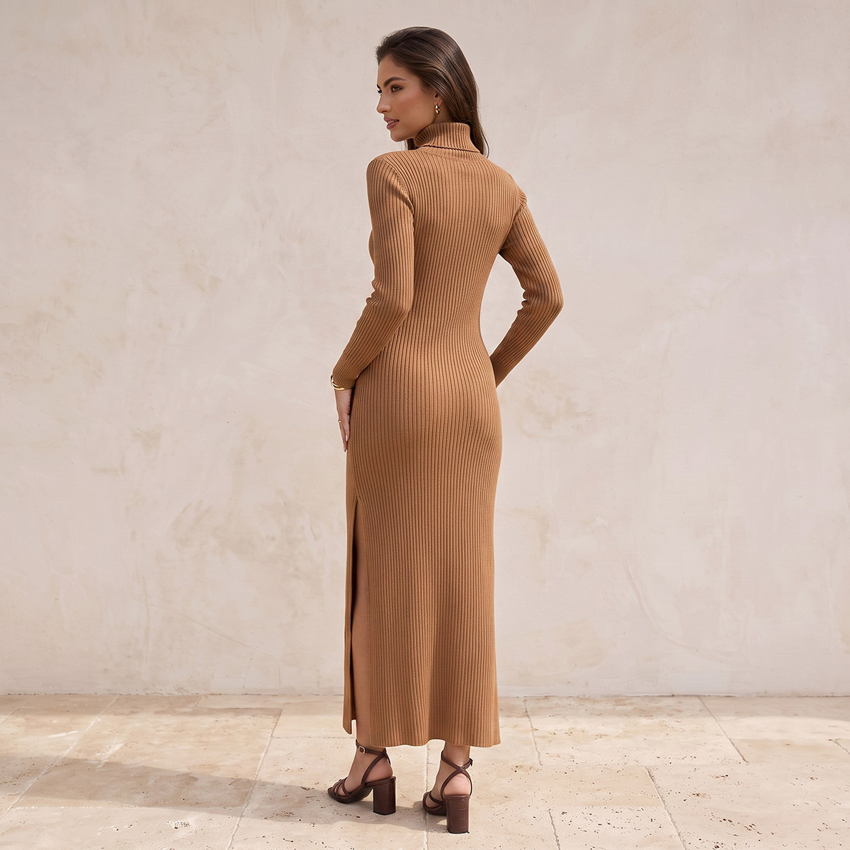 فستان ماكسي بوديكون بياقة عالية من سبلاش سمارت-women-clothing-dresses-image-3